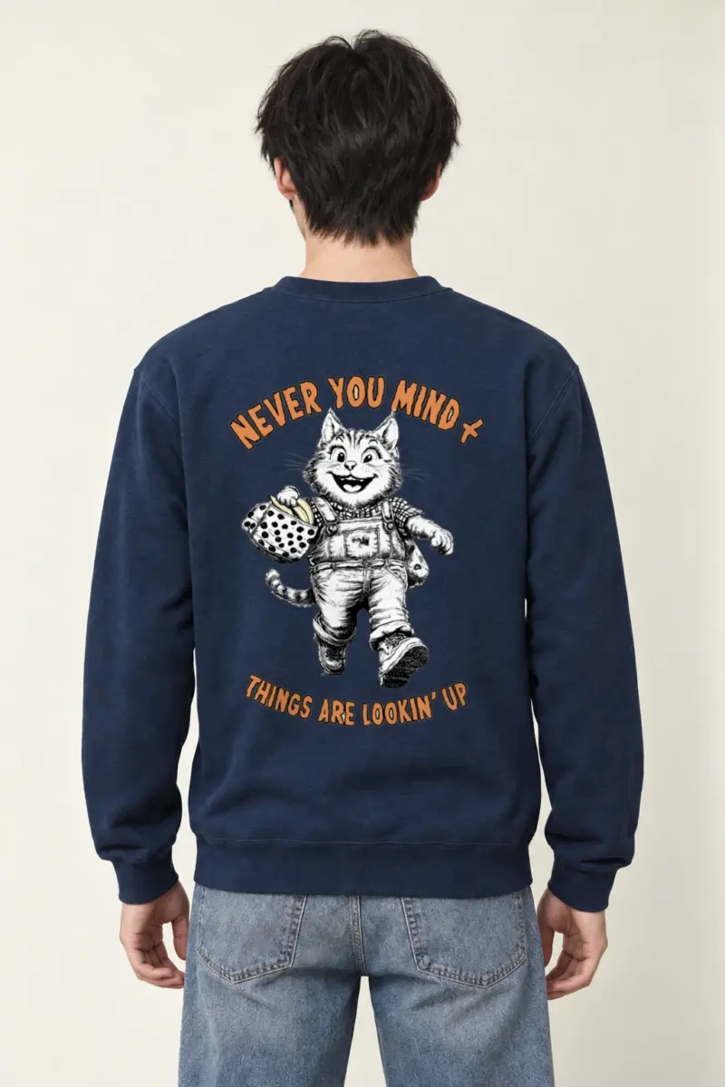 "Things Are Lookin' Up" Heavy Blend Unisex Crewneck Sweatshirt