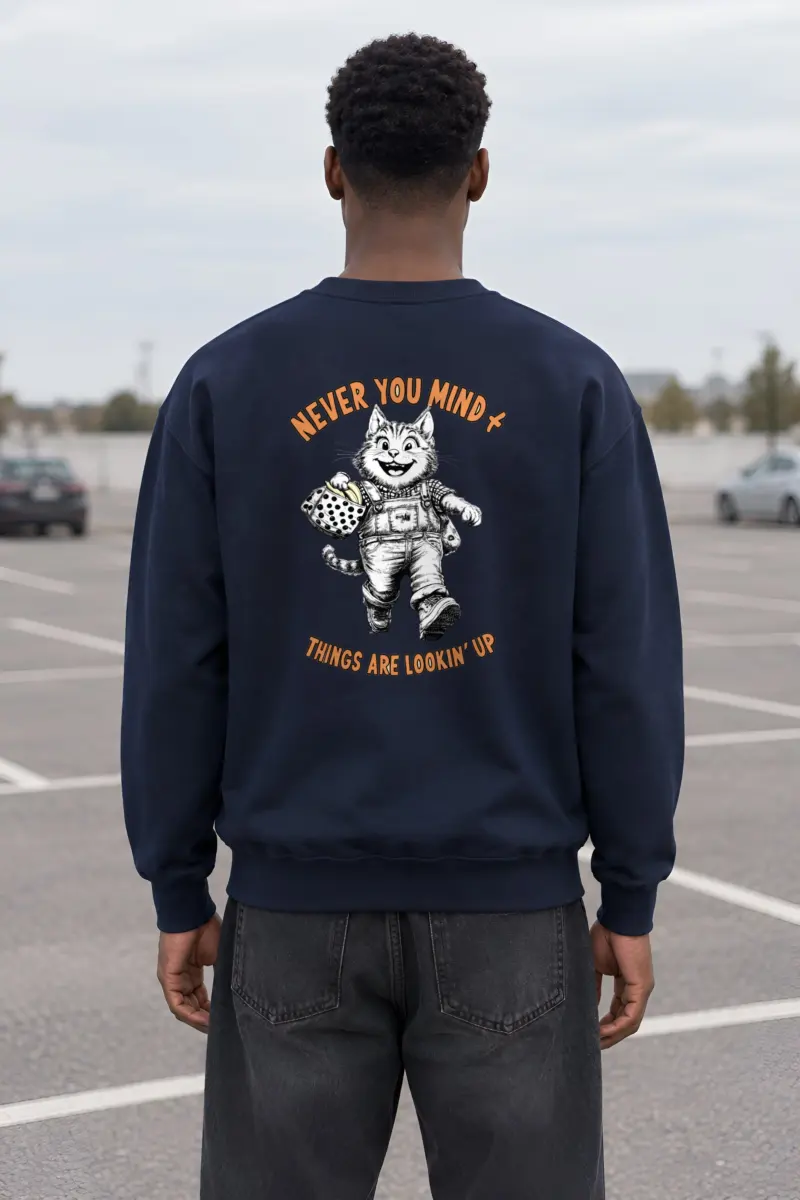 "Things Are Lookin' Up" Heavy Blend Unisex Crewneck Sweatshirt