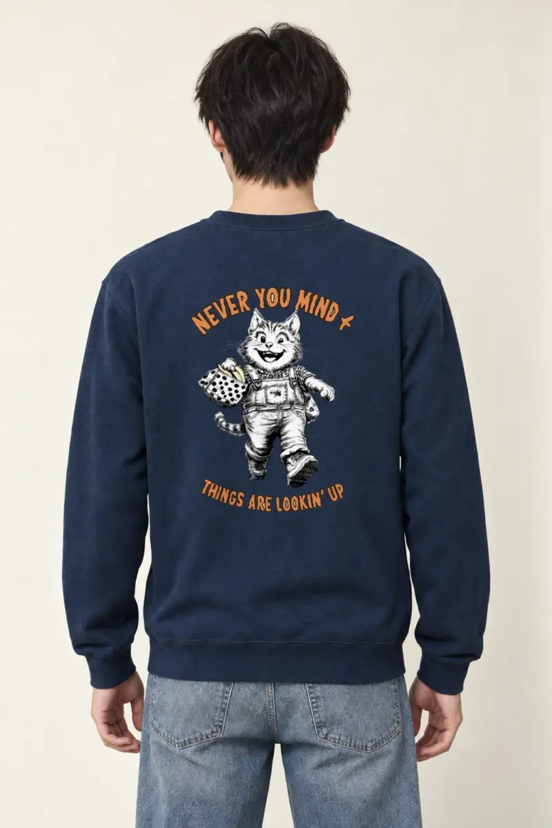"Things Are Lookin' Up" Heavy Blend Unisex Crewneck Sweatshirt