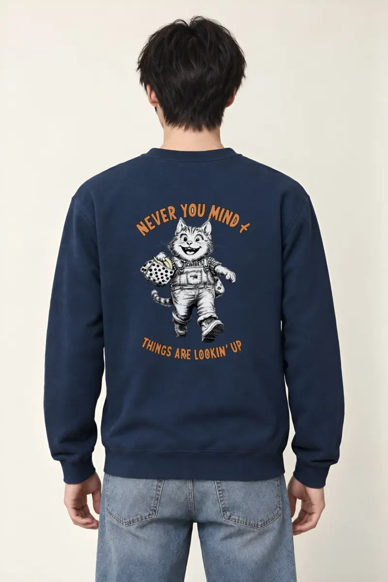 "Things Are Lookin' Up" Heavy Blend Unisex Crewneck Sweatshirt
