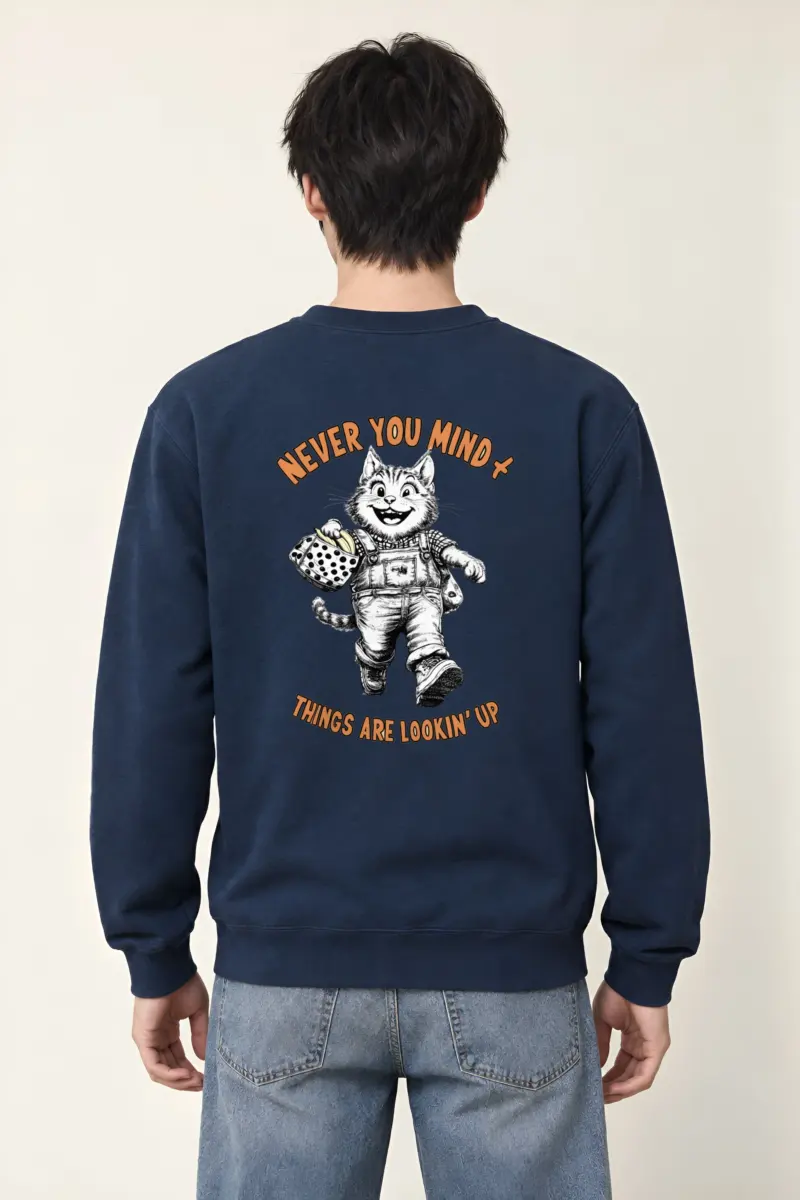 "Things Are Lookin' Up" Heavy Blend Unisex Crewneck Sweatshirt