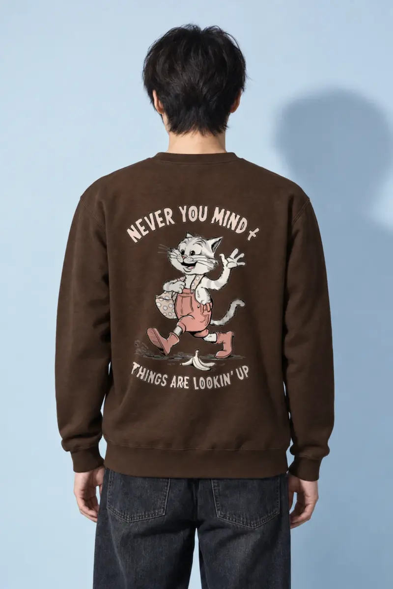 "Things Are Lookin Up" Heavy Blend Unisex Crewneck Sweatshirt