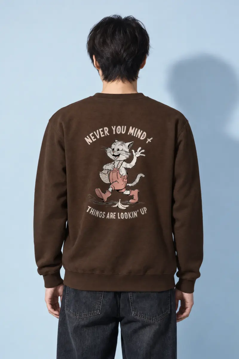 "Things Are Lookin Up" Heavy Blend Unisex Crewneck Sweatshirt