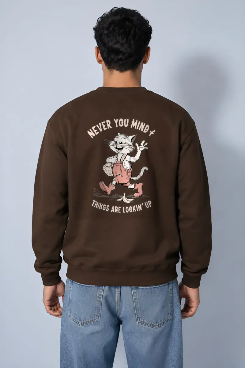 "Things Are Lookin Up" Heavy Blend Unisex Crewneck Sweatshirt