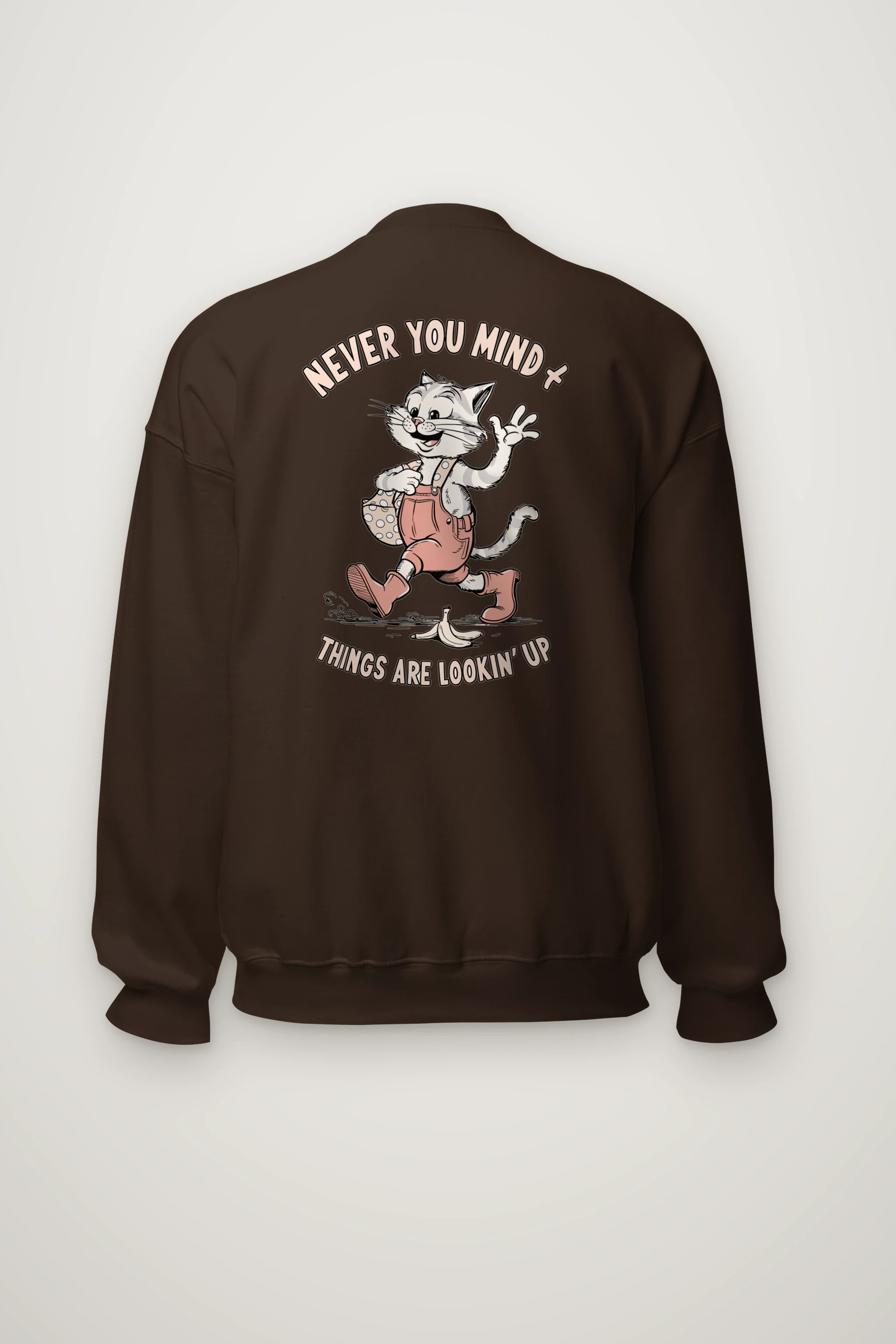 "Things Are Lookin Up" Heavy Blend Unisex Crewneck Sweatshirt