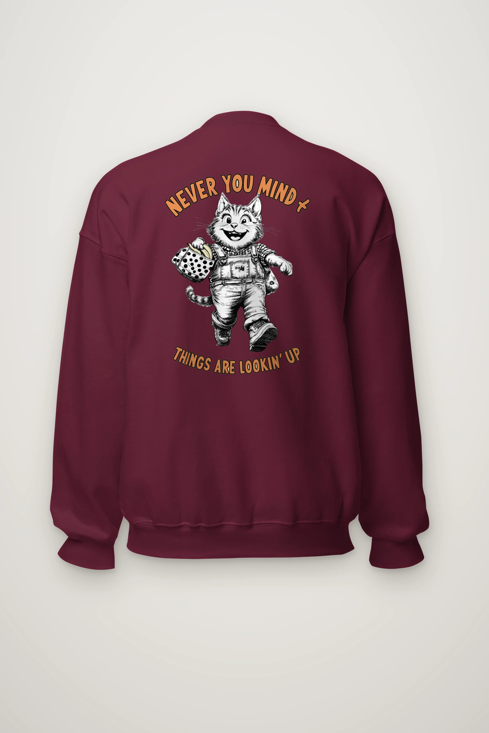 "Things Are Lookin' Up" Heavy Blend Unisex Crewneck Sweatshirt