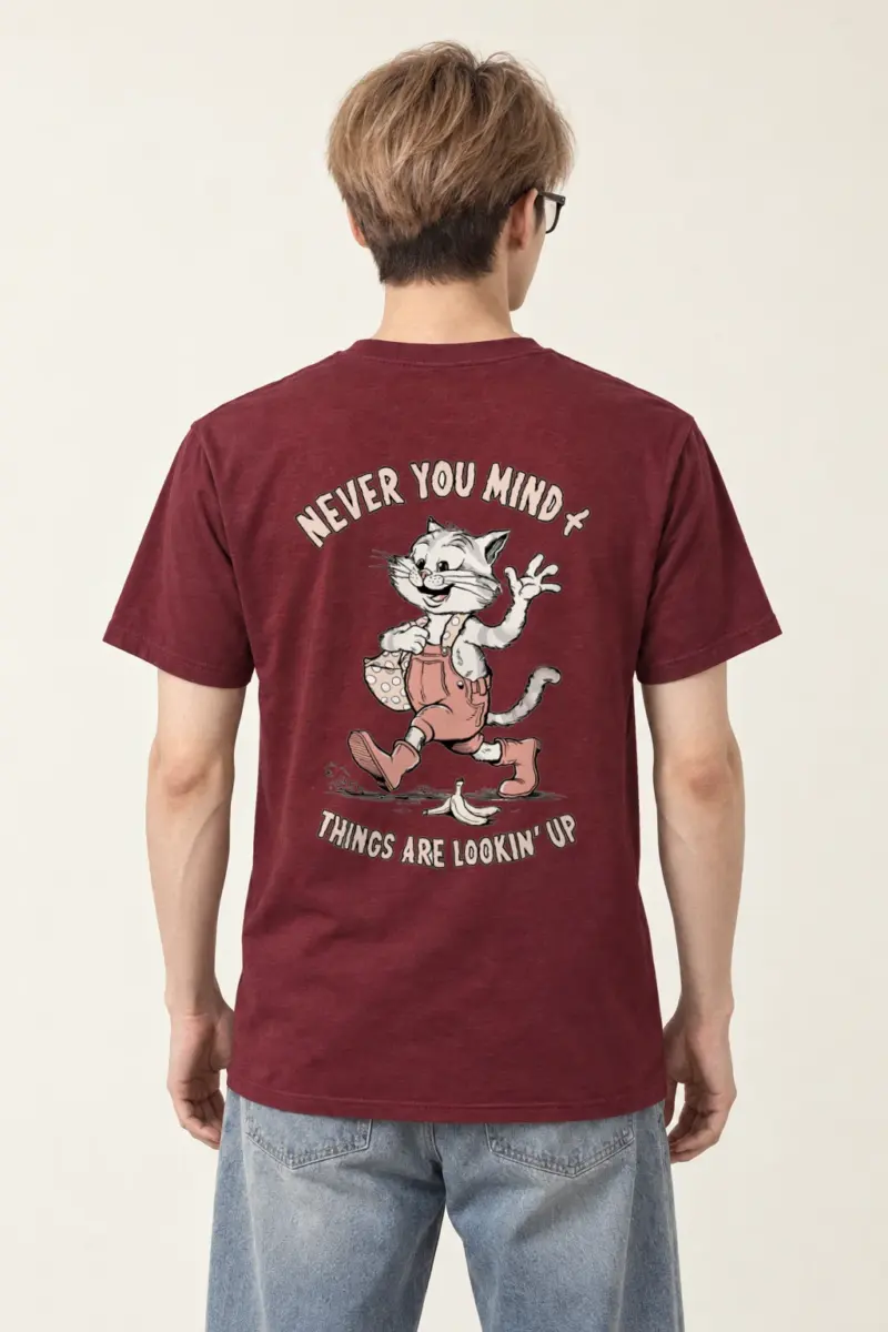 "Things Are Lookin Up" Heavyweight Unisex Crewneck T-shirt