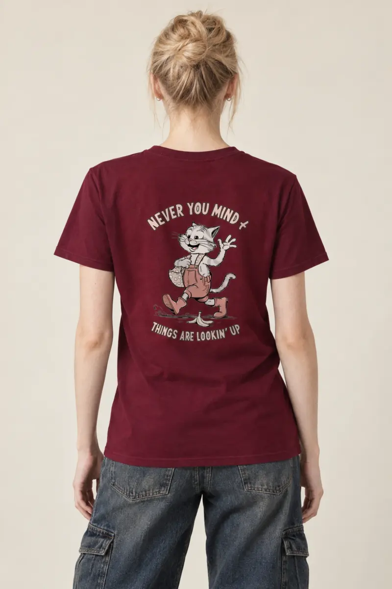 "Things Are Lookin Up" Heavyweight Unisex Crewneck T-shirt