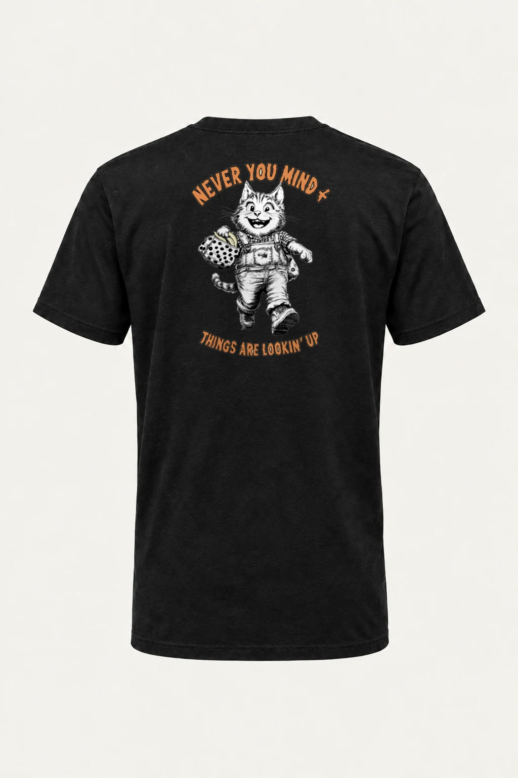 "Things Are Lookin' Up" Heavyweight Unisex Crewneck T-shirt | Gildan 5000