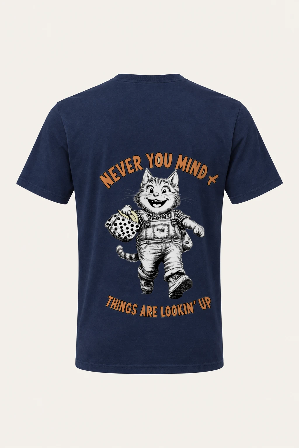 "Things Are Lookin' Up" Heavyweight Unisex Crewneck T-shirt | Gildan 5000