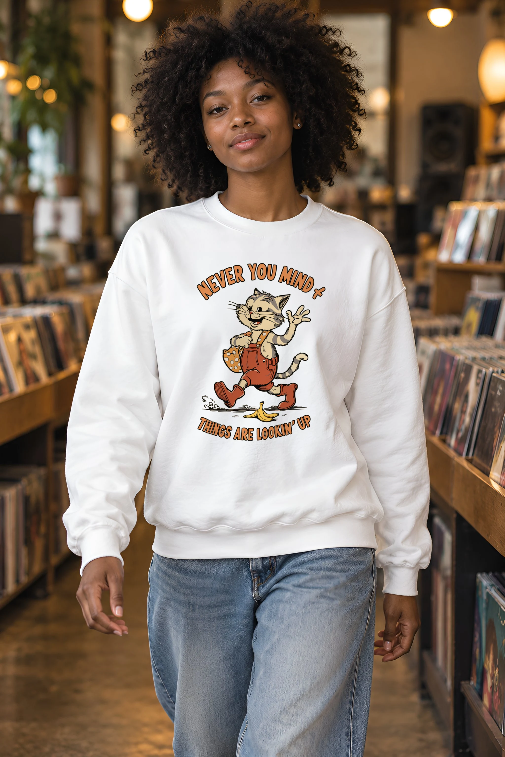 "Things Are Looking Up" 1 Crewneck Sweatshirt