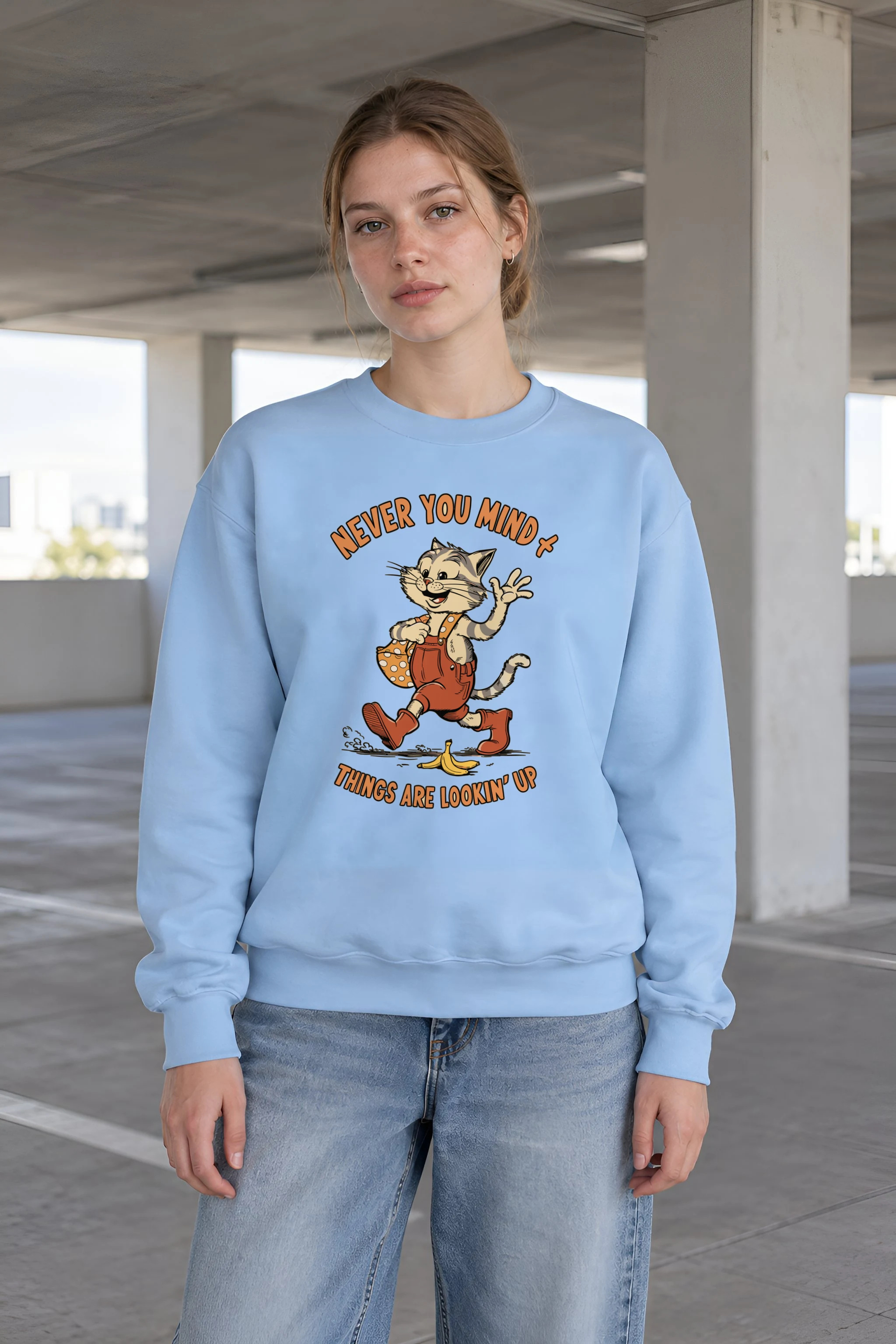 "Things Are Looking Up" 1 Crewneck Sweatshirt