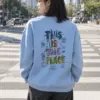 "Things Will Change" Heavy Blend Unisex Crewneck Sweatshirt | Gildan 18000