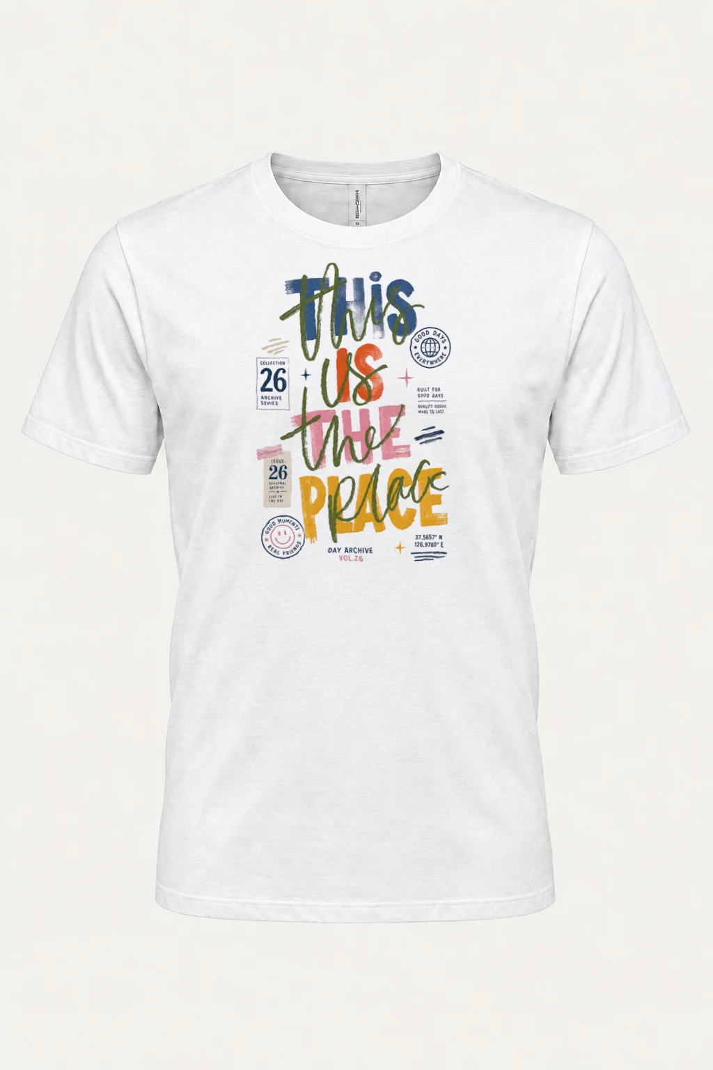 "Things Will Change" Heavyweight Unisex Crewneck T-shirt | Gildan 5000
