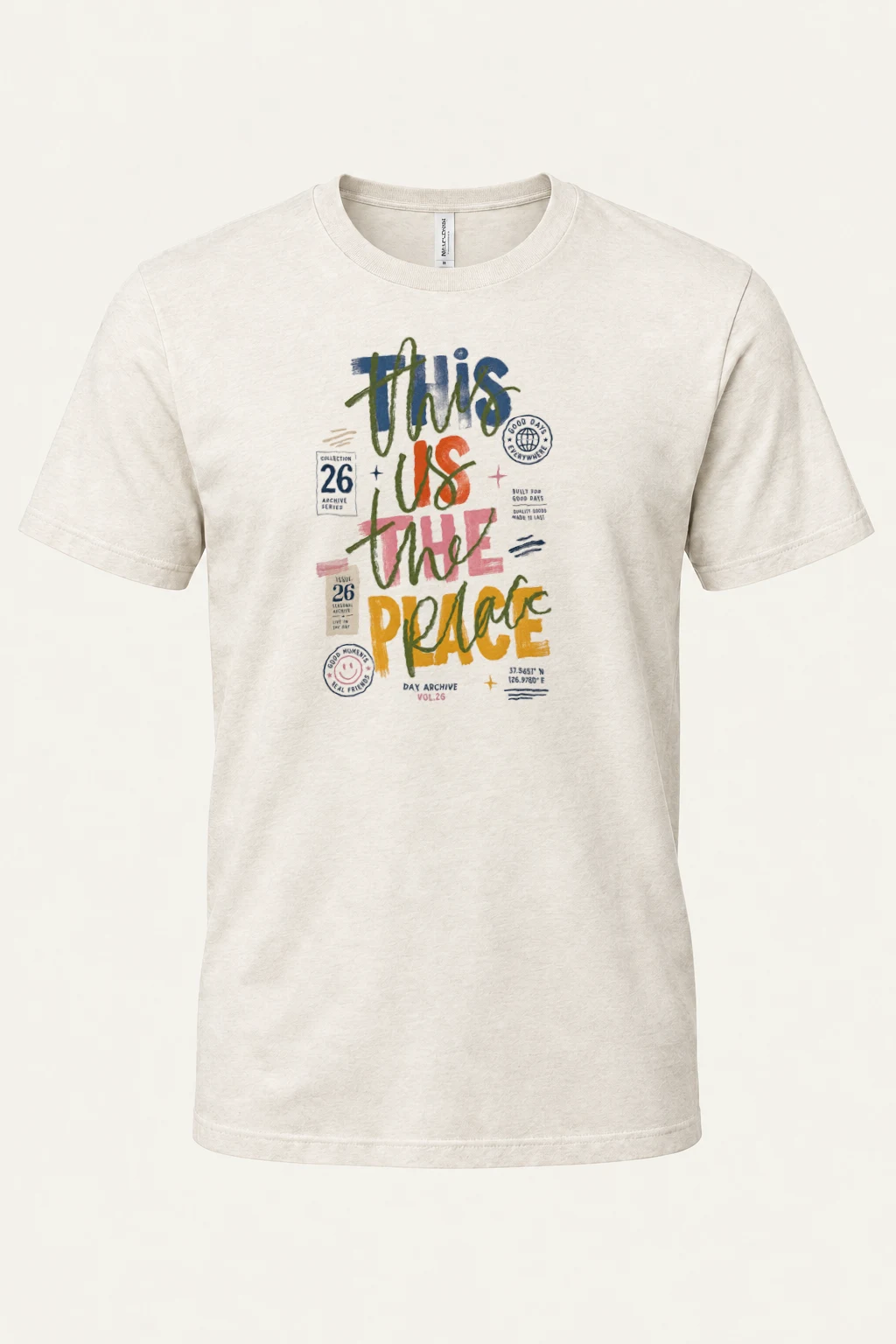 "Things Will Change" Heavyweight Unisex Crewneck T-shirt | Gildan 5000