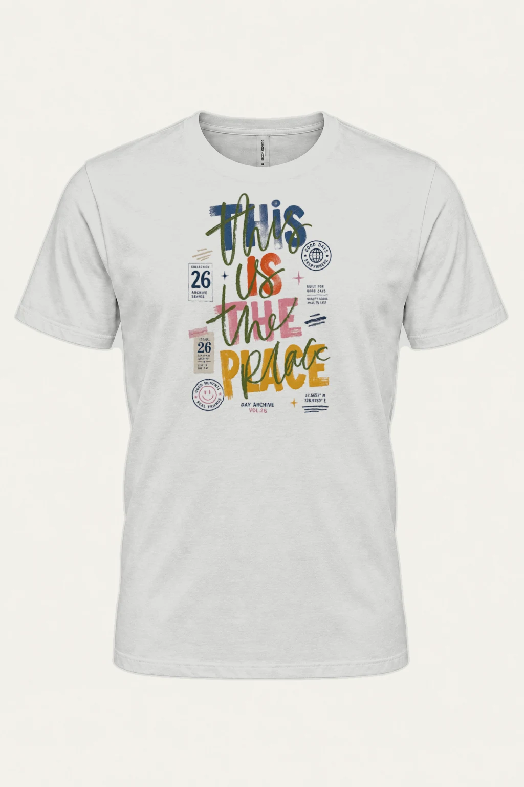 "Things Will Change" Heavyweight Unisex Crewneck T-shirt | Gildan 5000