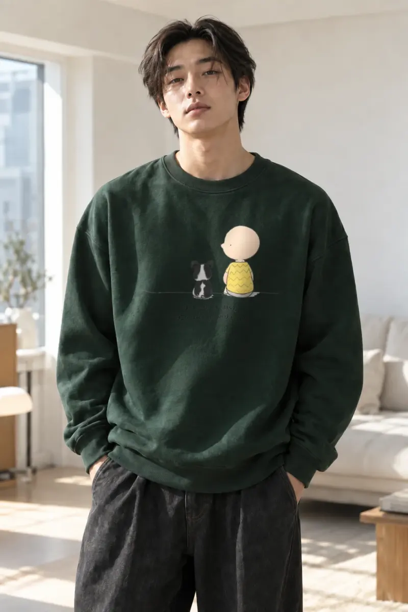"Thinking Of Stars" Heavy Blend Unisex Crewneck Sweatshirt | Gildan 18000
