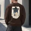 "Thinking Of Stars" Heavy Blend Unisex Crewneck Sweatshirt | Gildan 18000