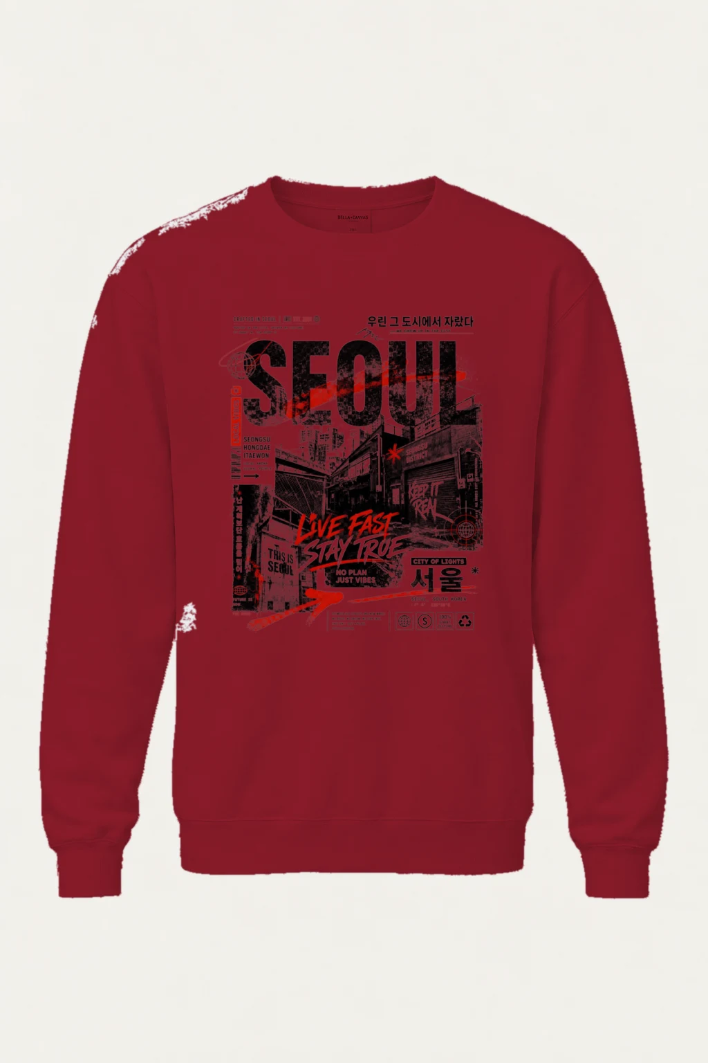 "This Is Seoul" Heavy Blend Unisex Crewneck Sweatshirt | Gildan 18000