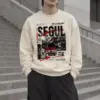"This Is Seoul" Unisex Sponge Fleece Crewneck Sweatshirt | Bella + Canvas 3901