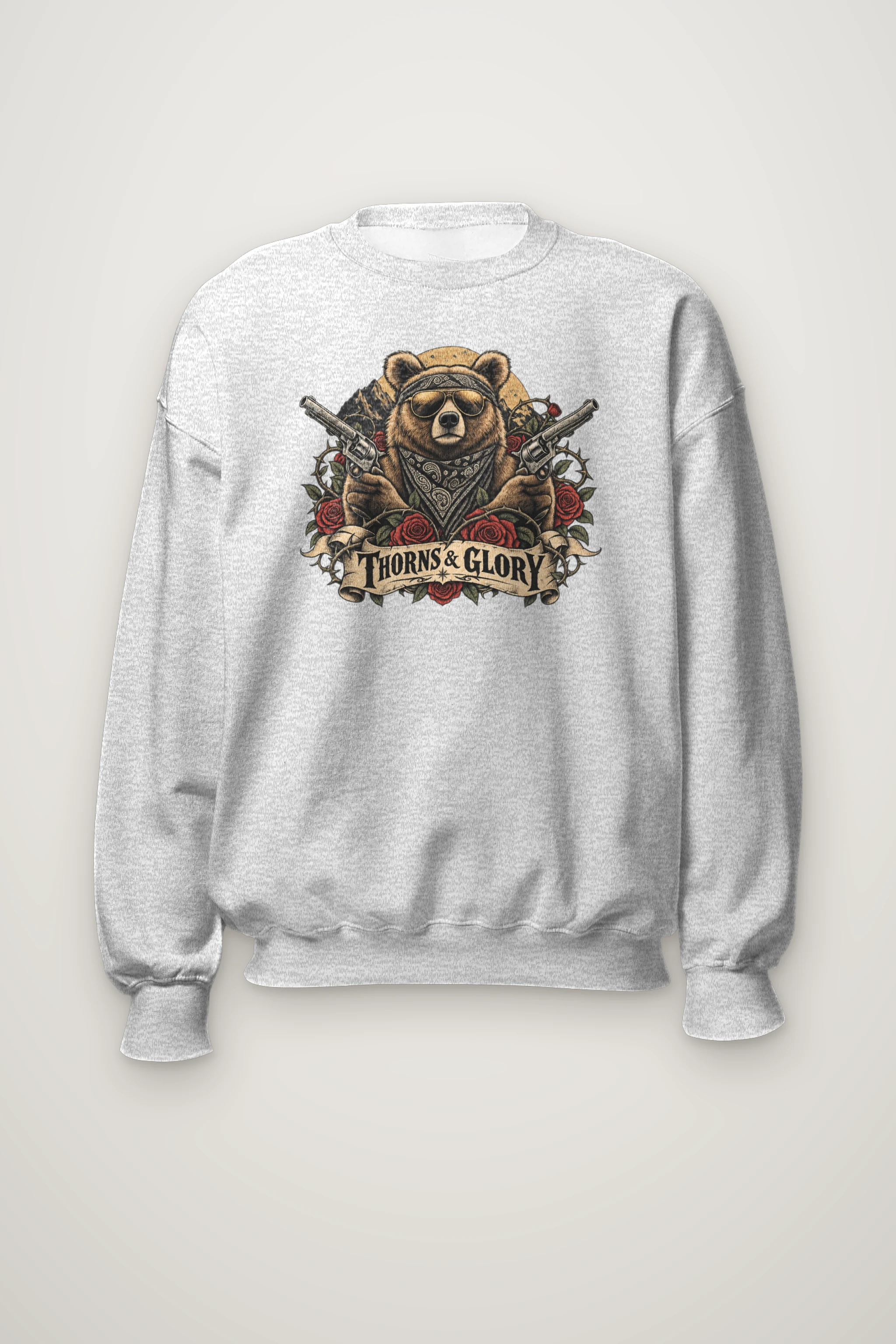 "Thorns & Glory" Heavy Blend Unisex Crewneck Sweatshirt