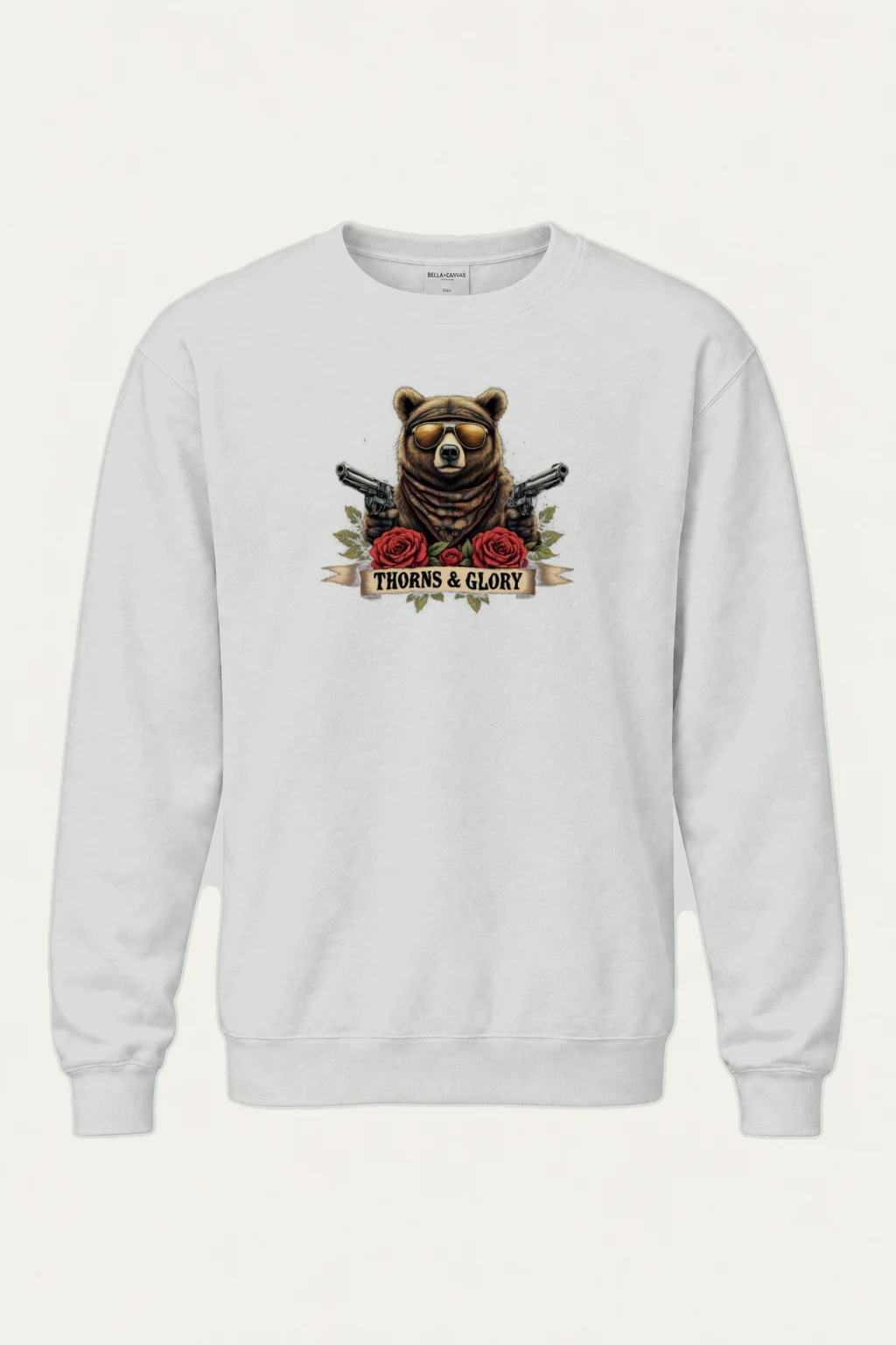 "Thorns & Glory" Heavy Blend Unisex Crewneck Sweatshirt | Gildan 18000