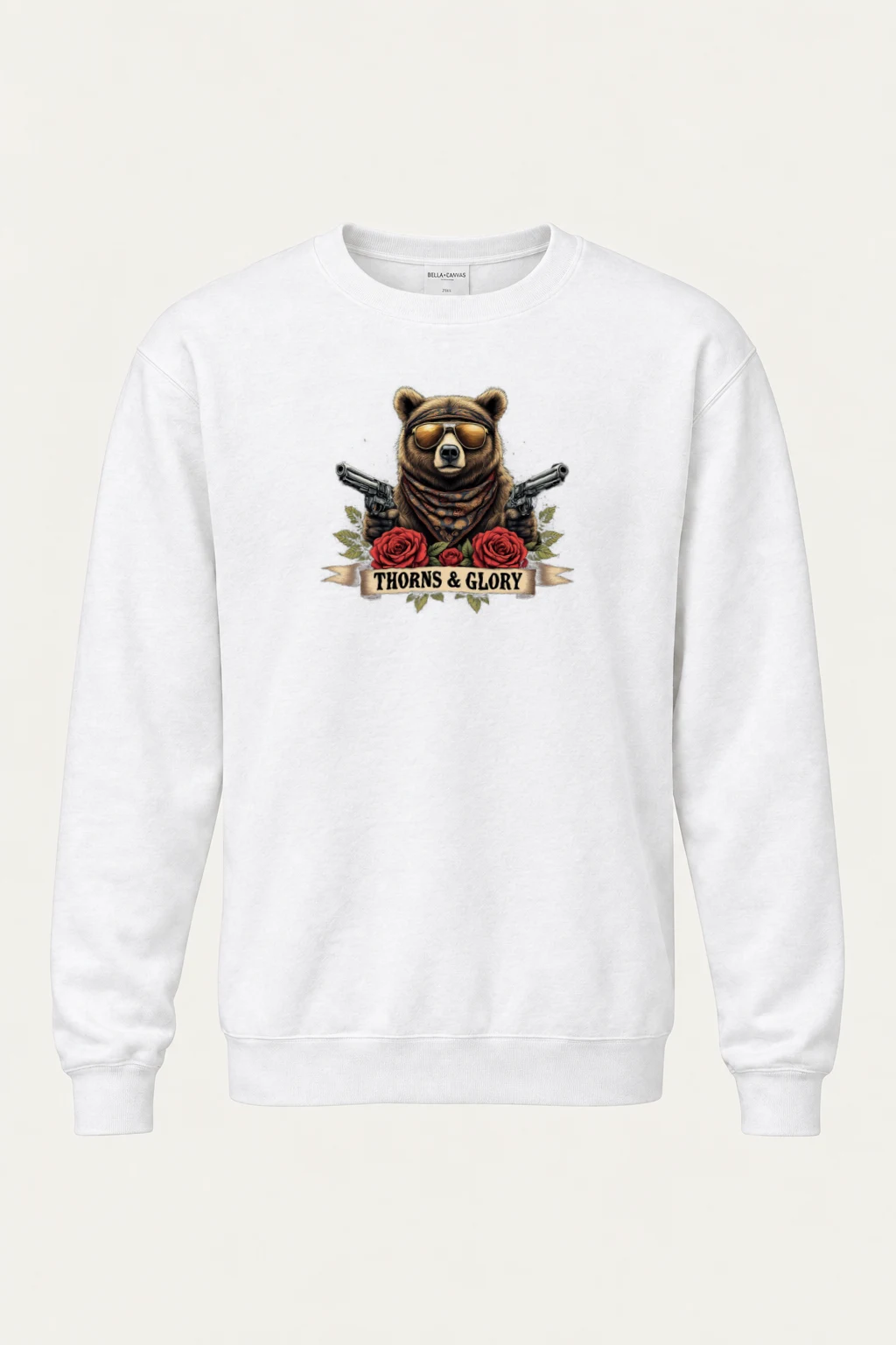 "Thorns & Glory" Heavy Blend Unisex Crewneck Sweatshirt | Gildan 18000