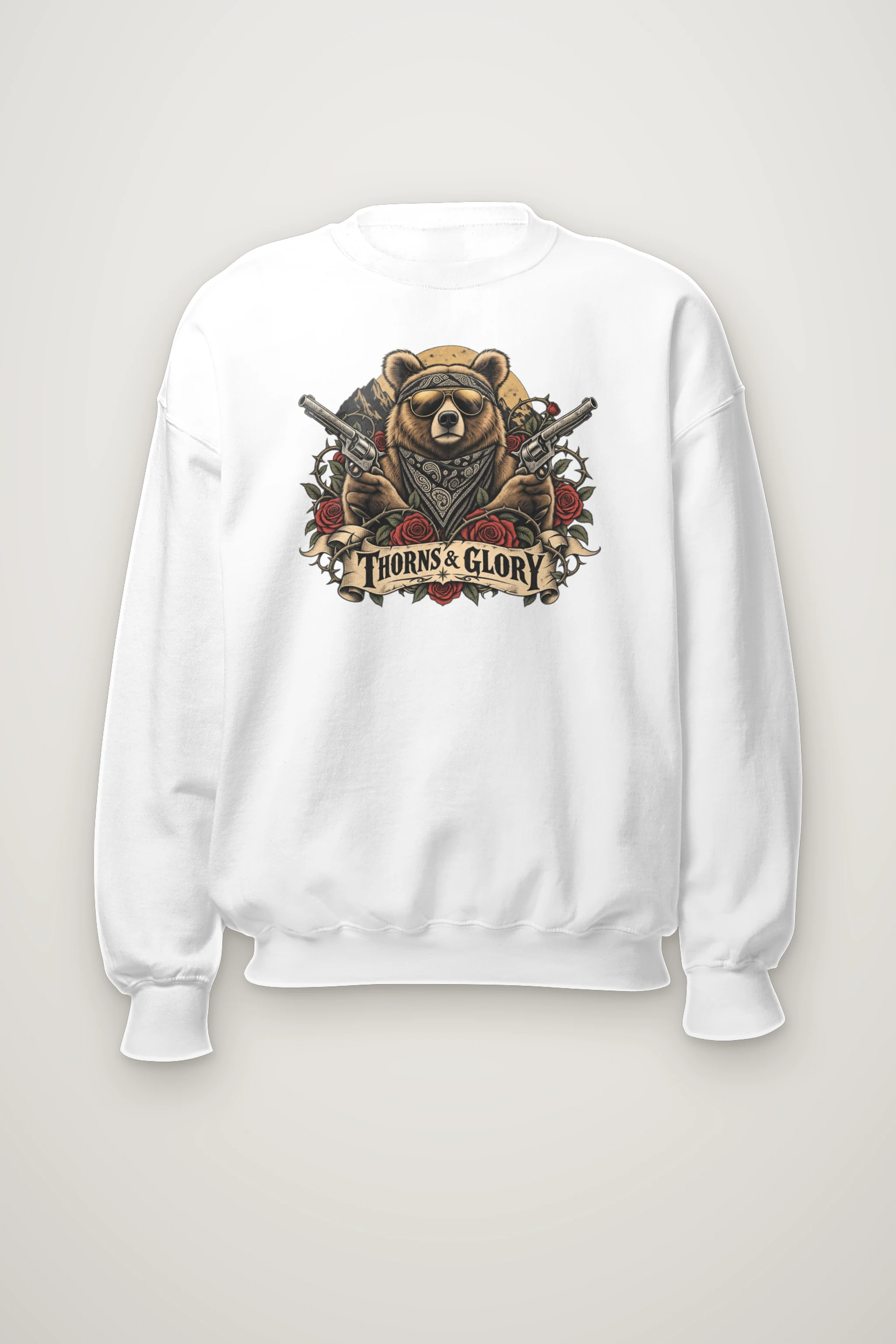 "Thorns & Glory" Heavy Blend Unisex Crewneck Sweatshirt
