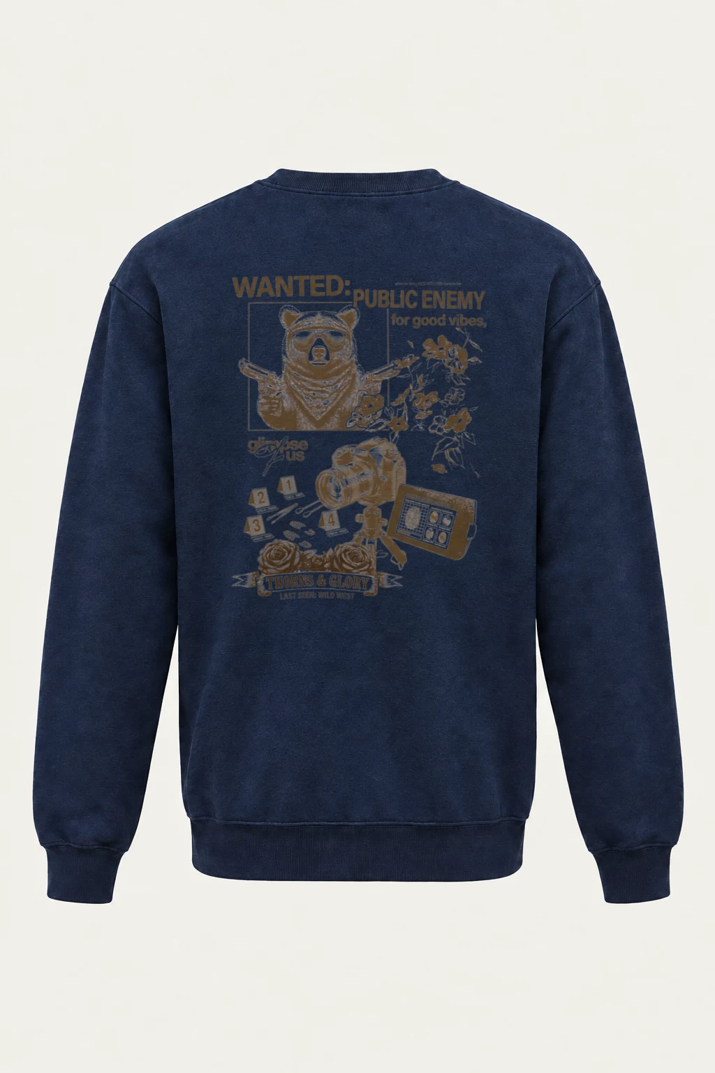 "Thorns & Glory" Heavy Blend Unisex Crewneck Sweatshirt | Gildan 18000