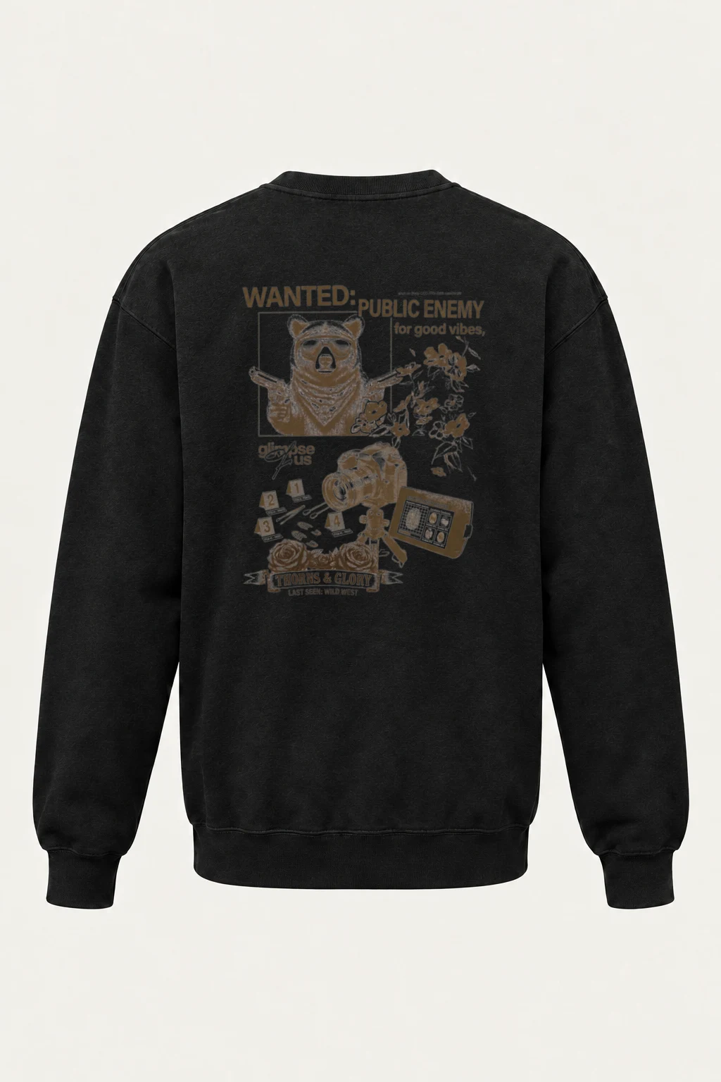 "Thorns & Glory" Heavy Blend Unisex Crewneck Sweatshirt | Gildan 18000
