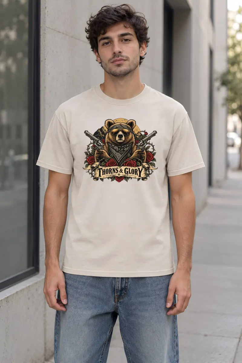 "Thorns & Glory" Heavyweight Unisex Crewneck T-shirt