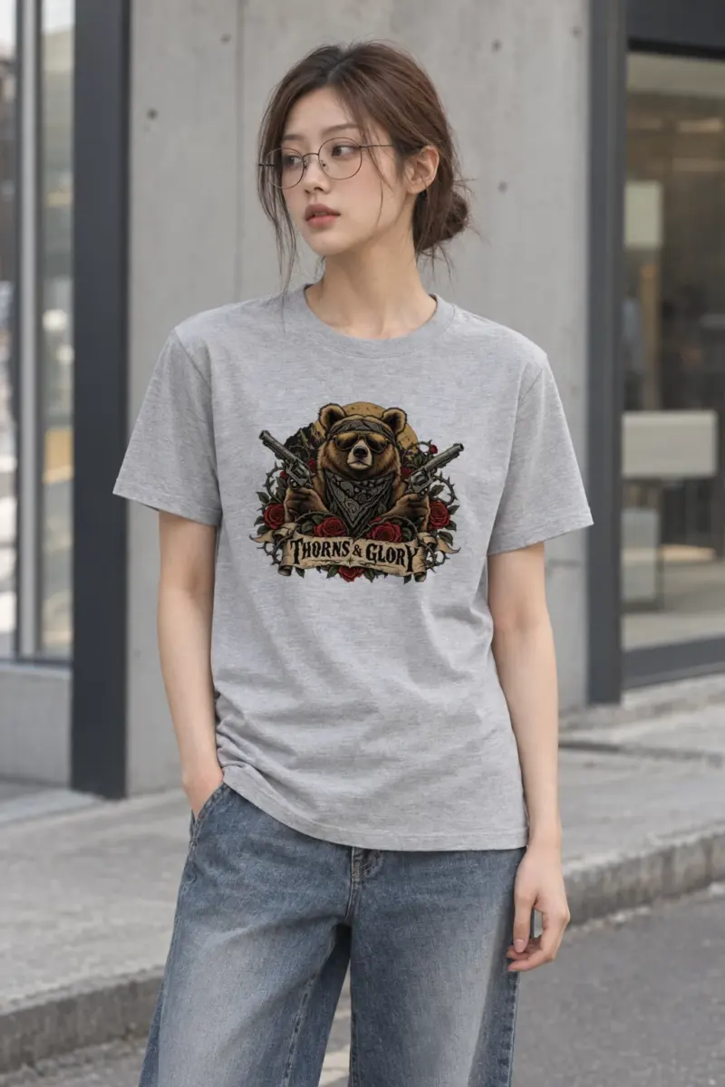 "Thorns & Glory" Heavyweight Unisex Crewneck T-shirt