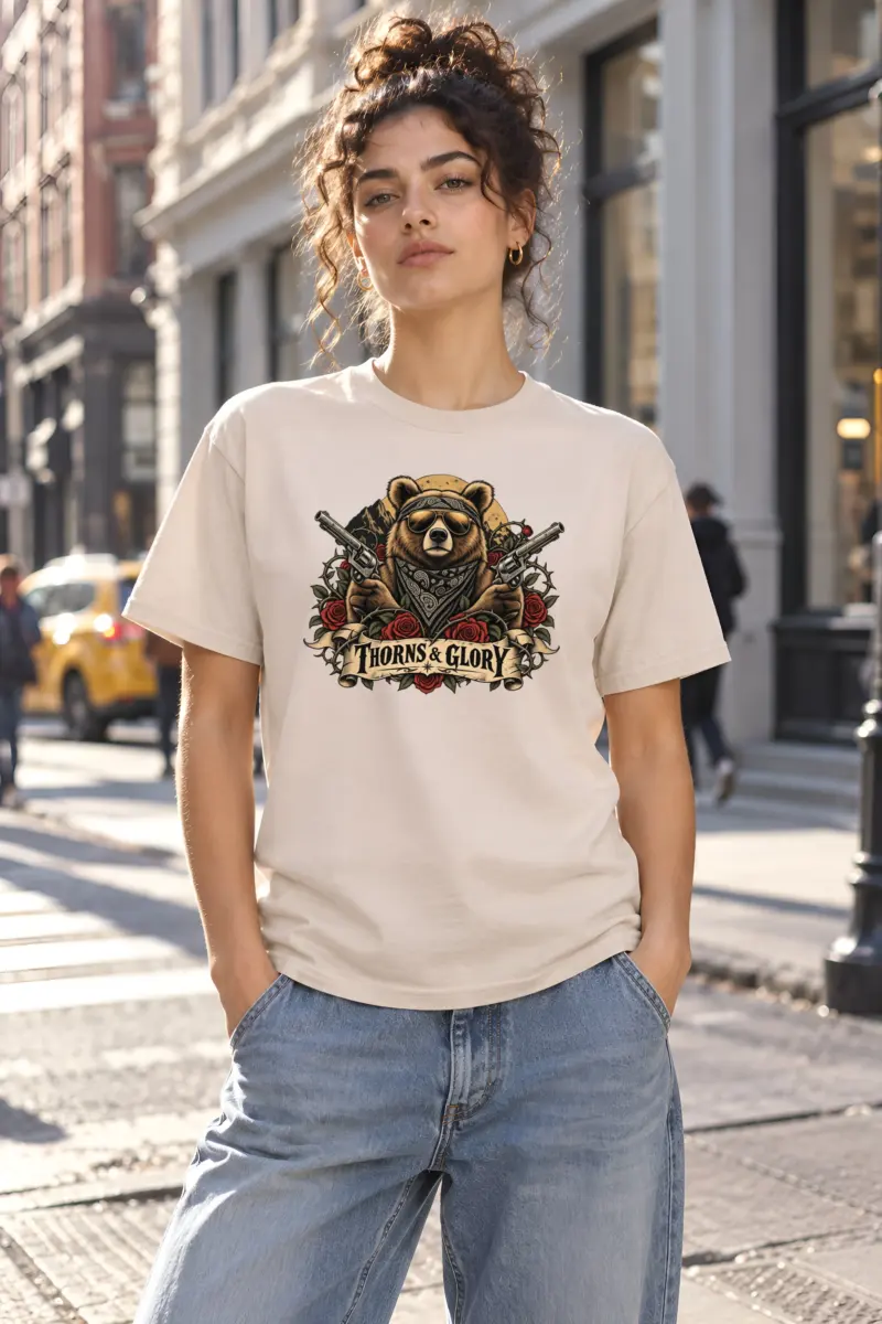 "Thorns & Glory" Heavyweight Unisex Crewneck T-shirt