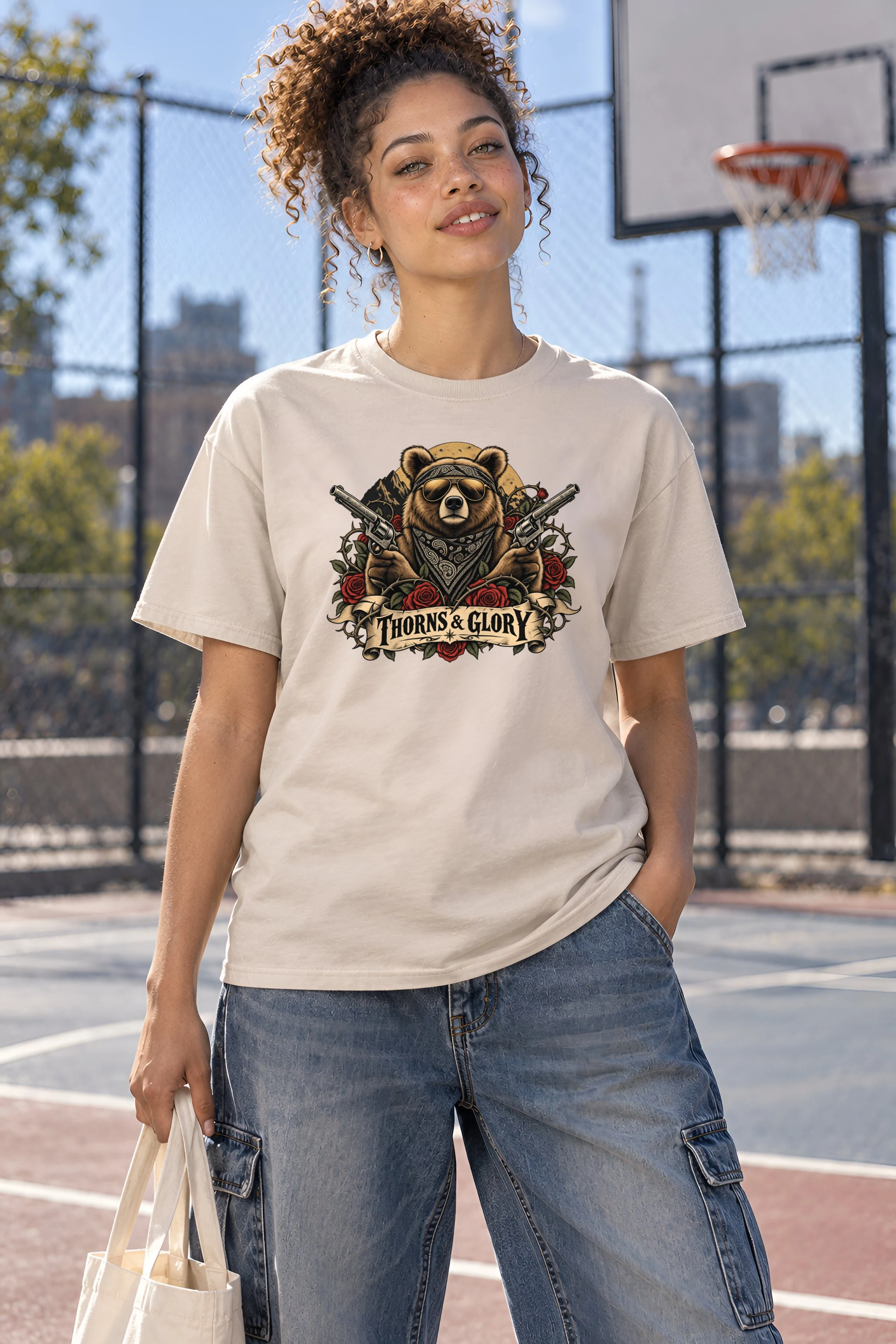 "Thorns & Glory" Heavyweight Unisex Crewneck T-shirt