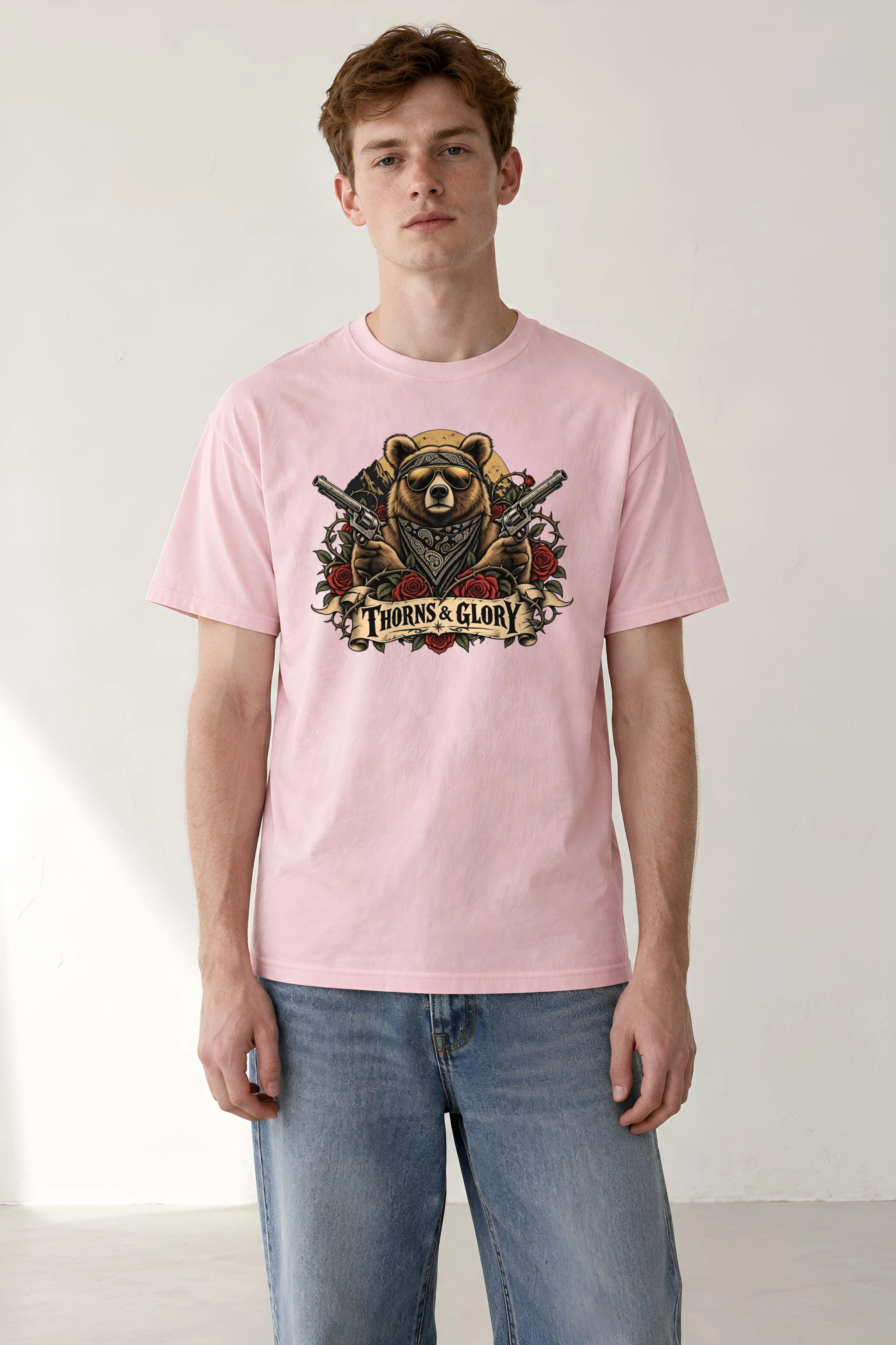 "Thorns & Glory" Heavyweight Unisex Crewneck T-shirt