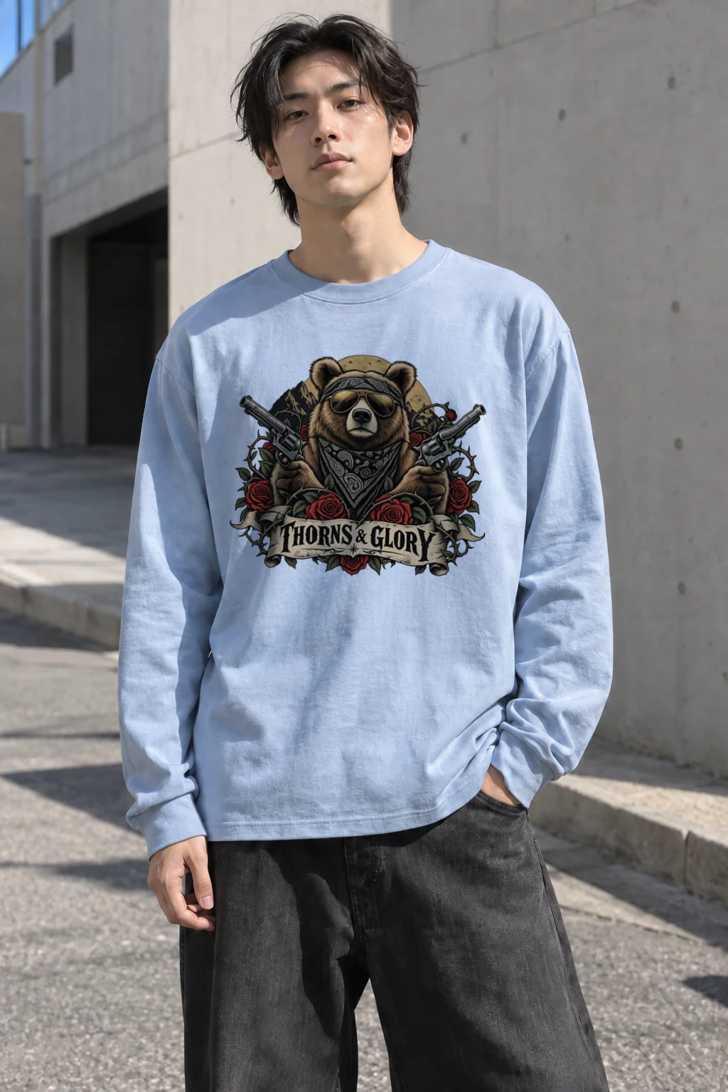 "Thorns & Glory" Unisex Longsleeve T-shirt | Gildan 2400