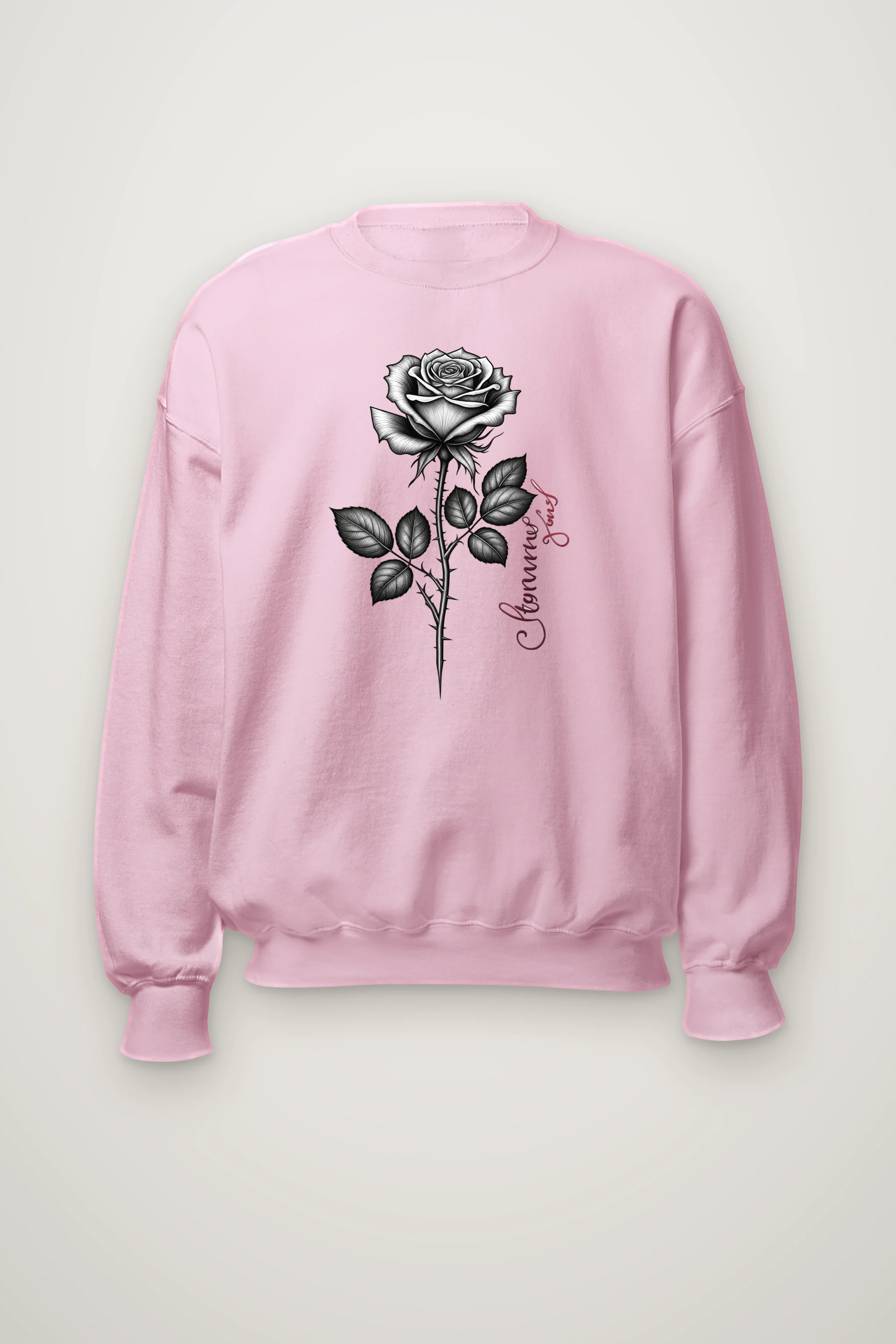 "Thorny Rose Stem" Heavy Blend Unisex Crewneck Sweatshirt