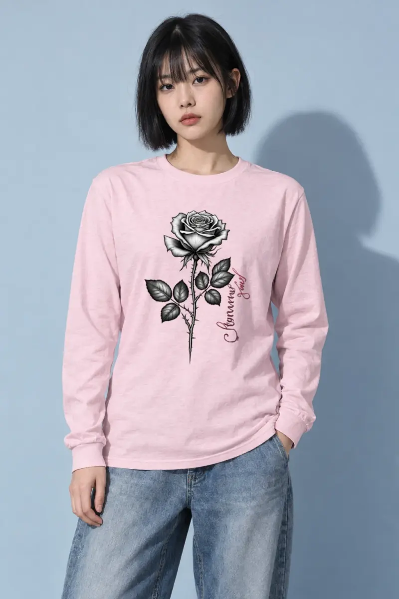 "Thorny Rose Stem" Unisex Longsleeve T-shirt