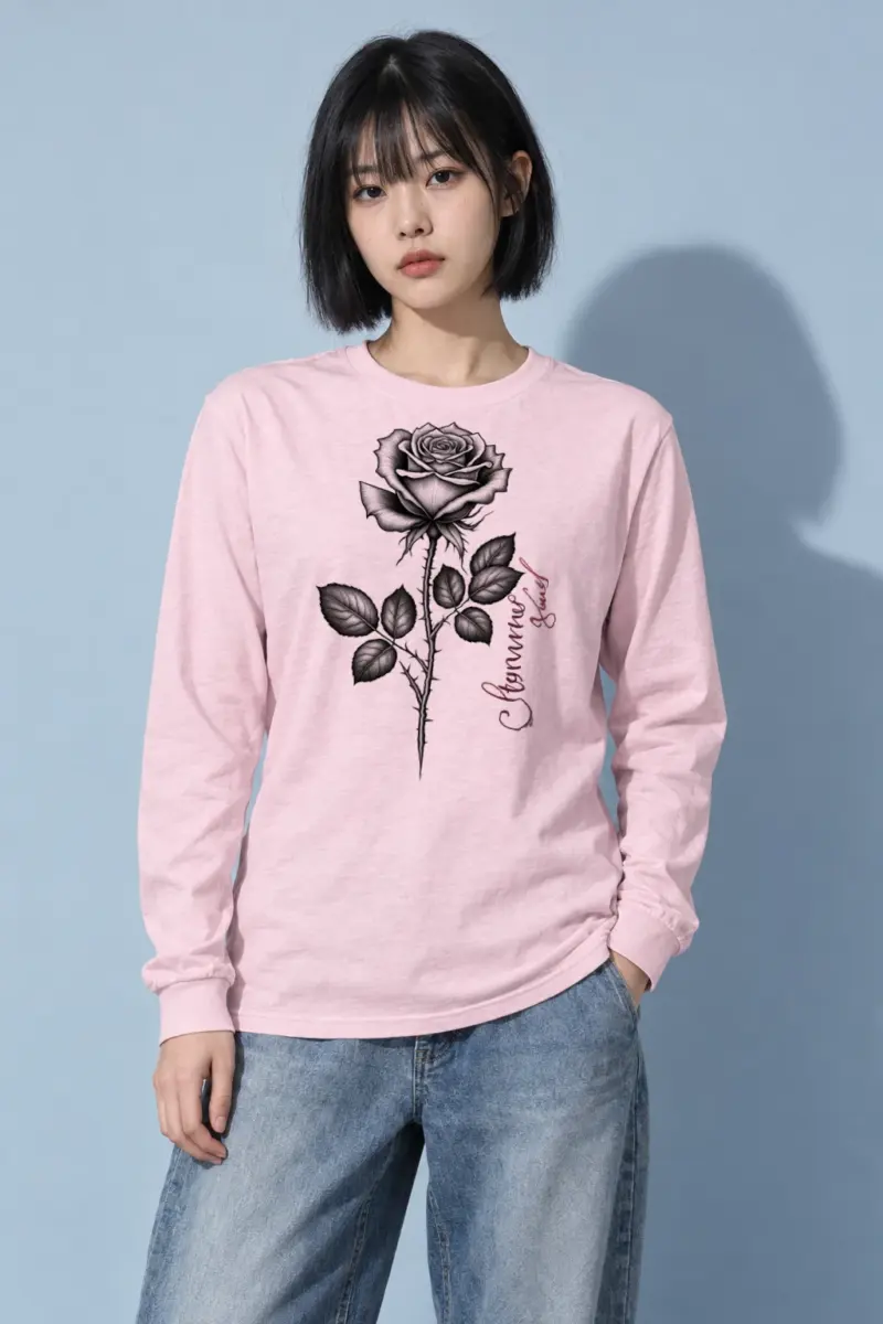 "Thorny Rose Stem" Unisex Longsleeve T-shirt