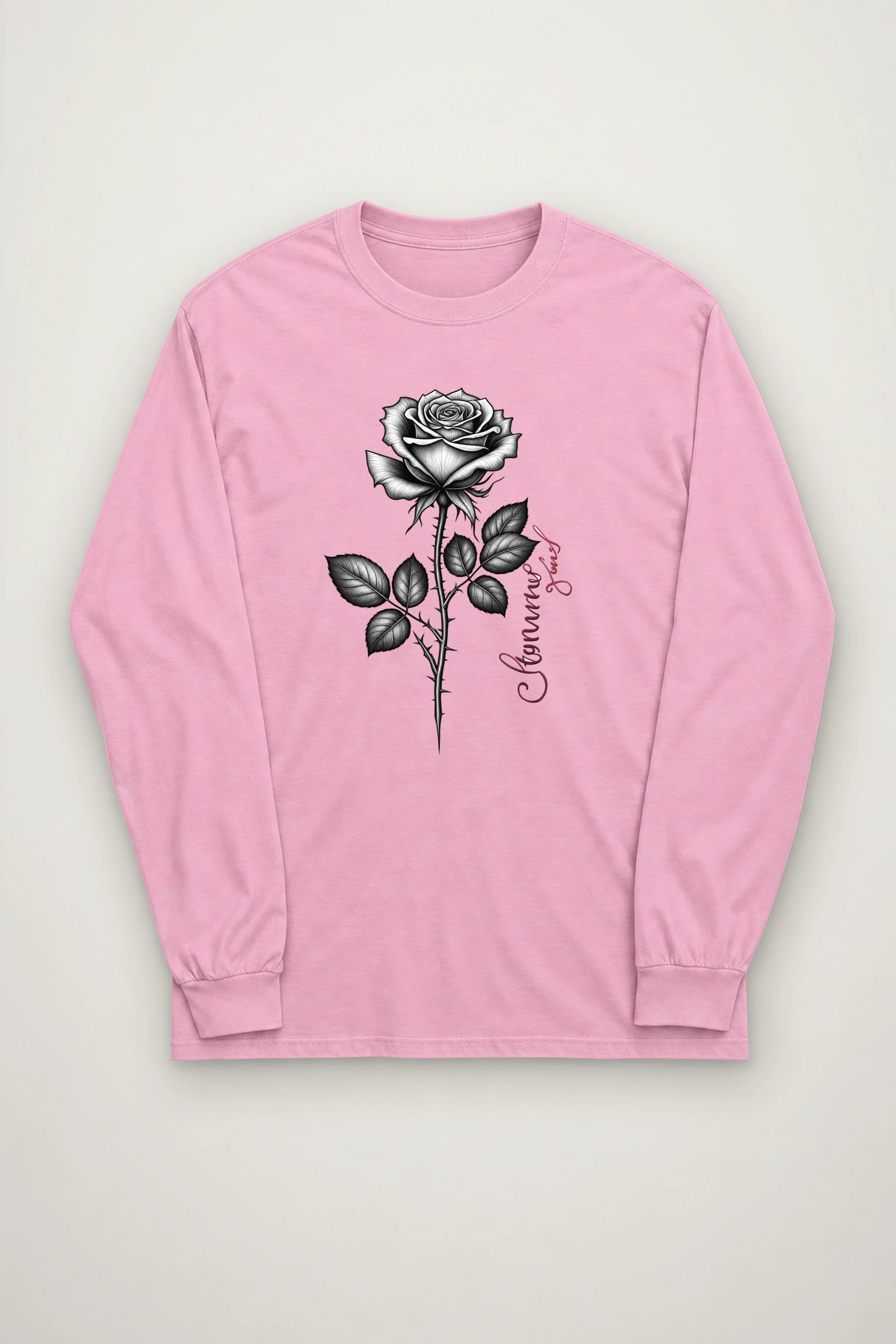 "Thorny Rose Stem" Unisex Longsleeve T-shirt