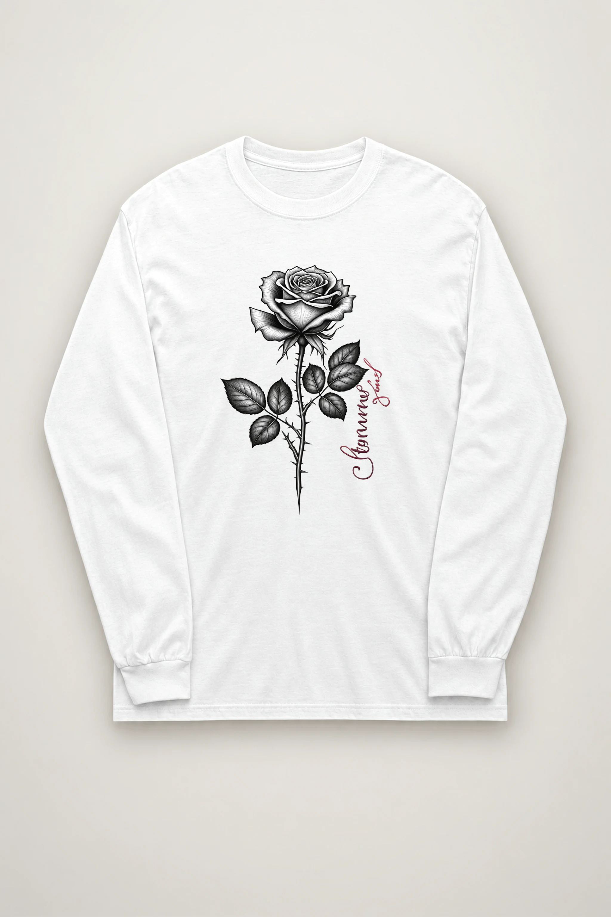 "Thorny Rose Stem" Unisex Longsleeve T-shirt