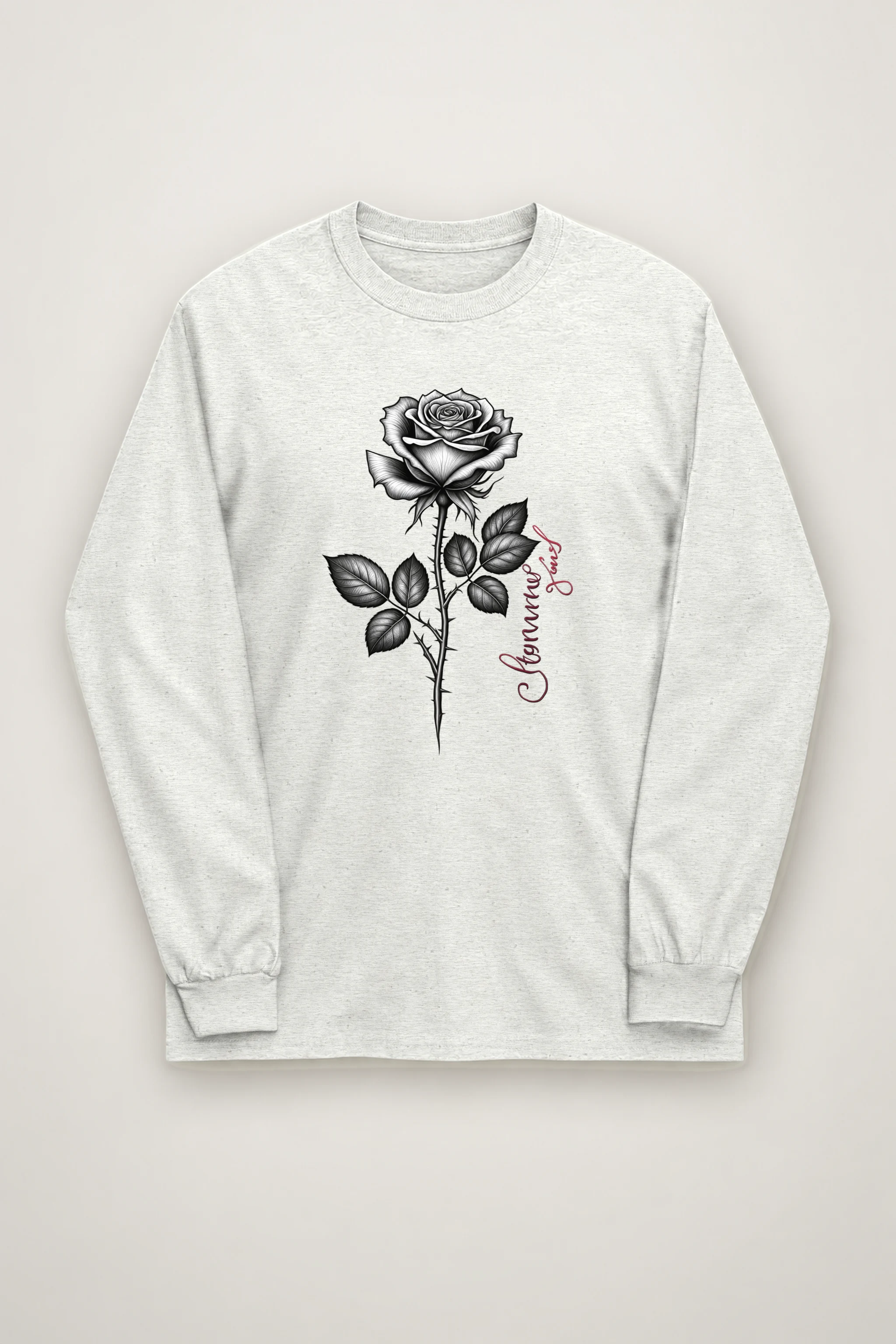 "Thorny Rose Stem" Unisex Longsleeve T-shirt
