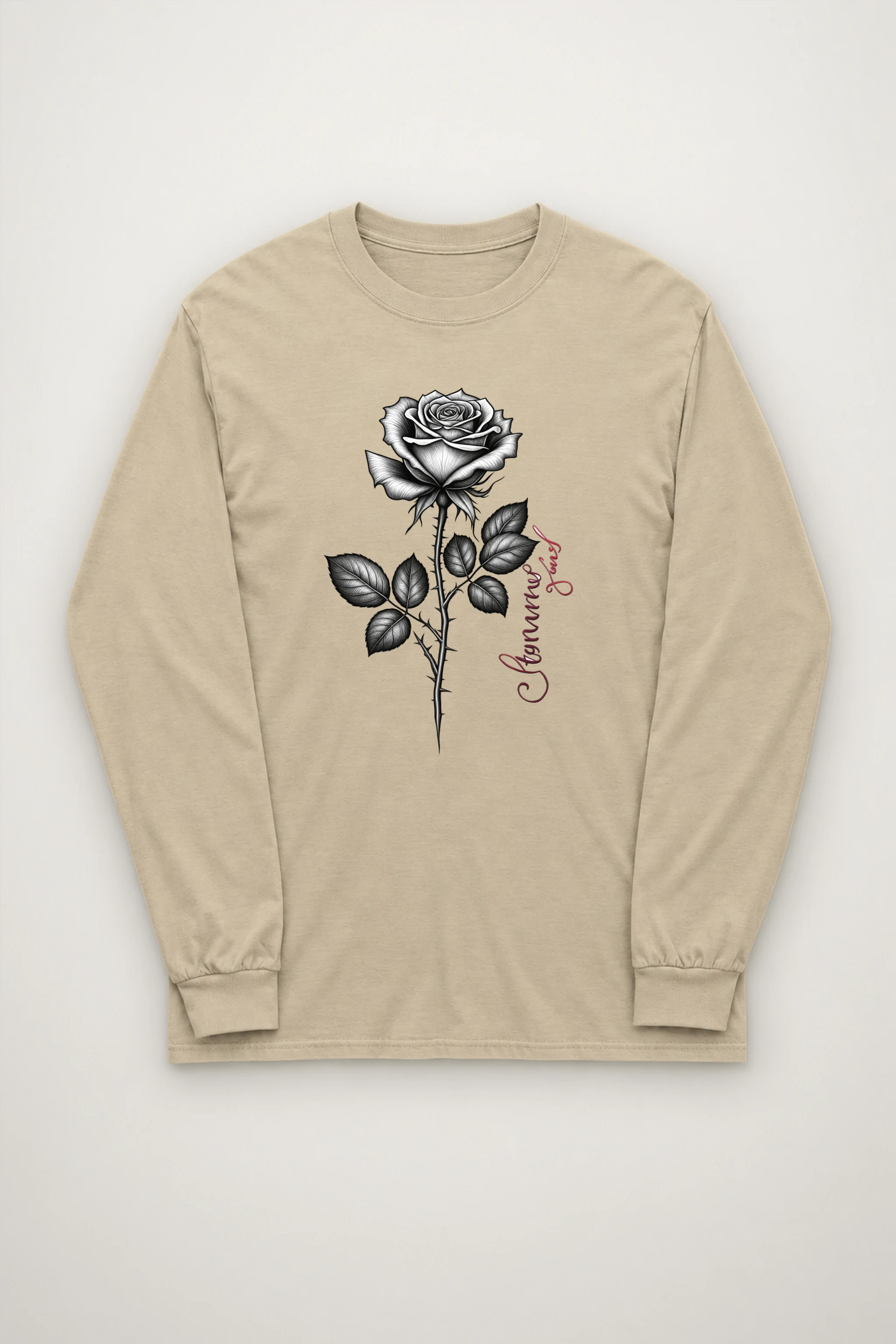 "Thorny Rose Stem" Unisex Longsleeve T-shirt