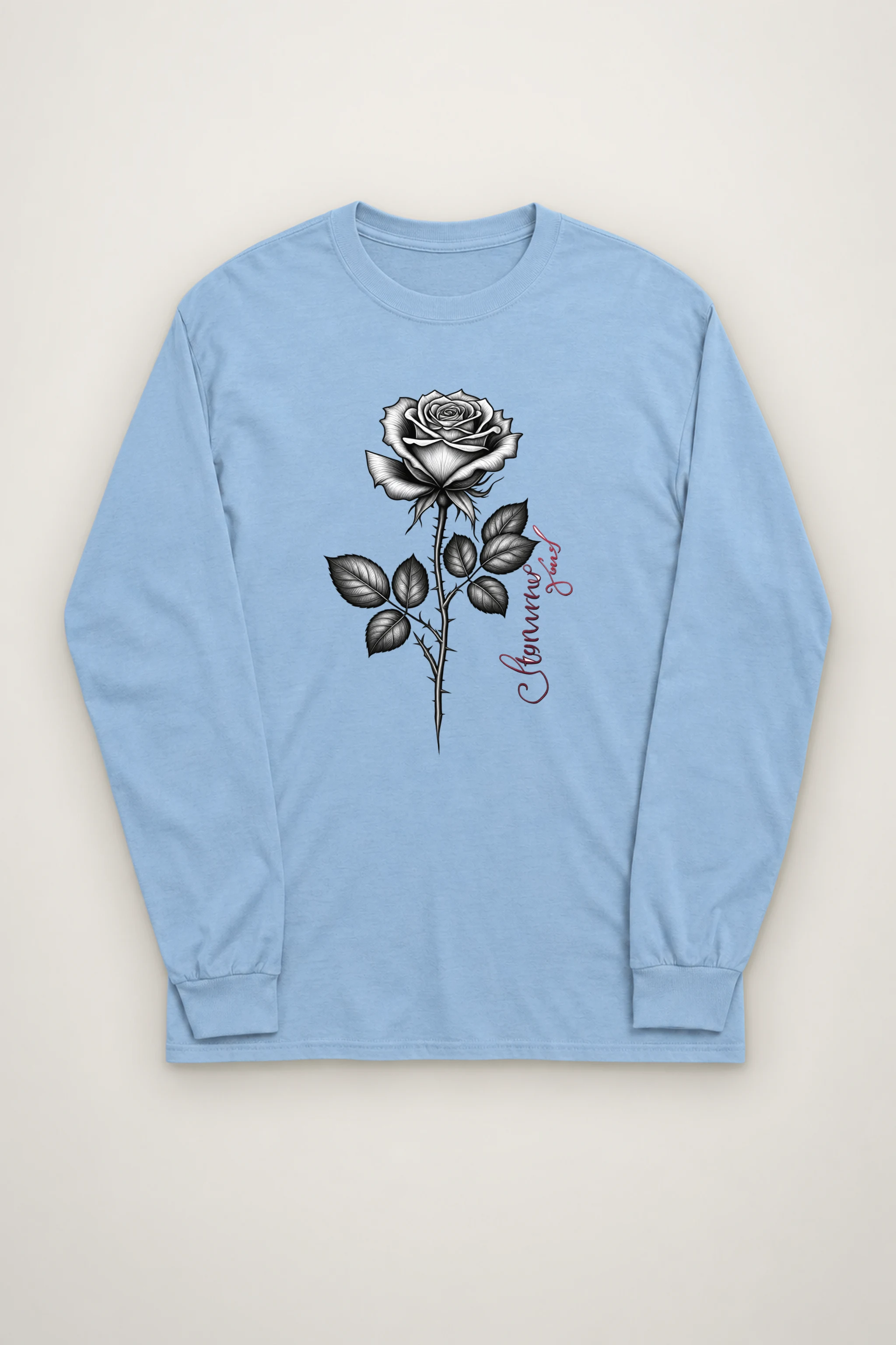"Thorny Rose Stem" Unisex Longsleeve T-shirt