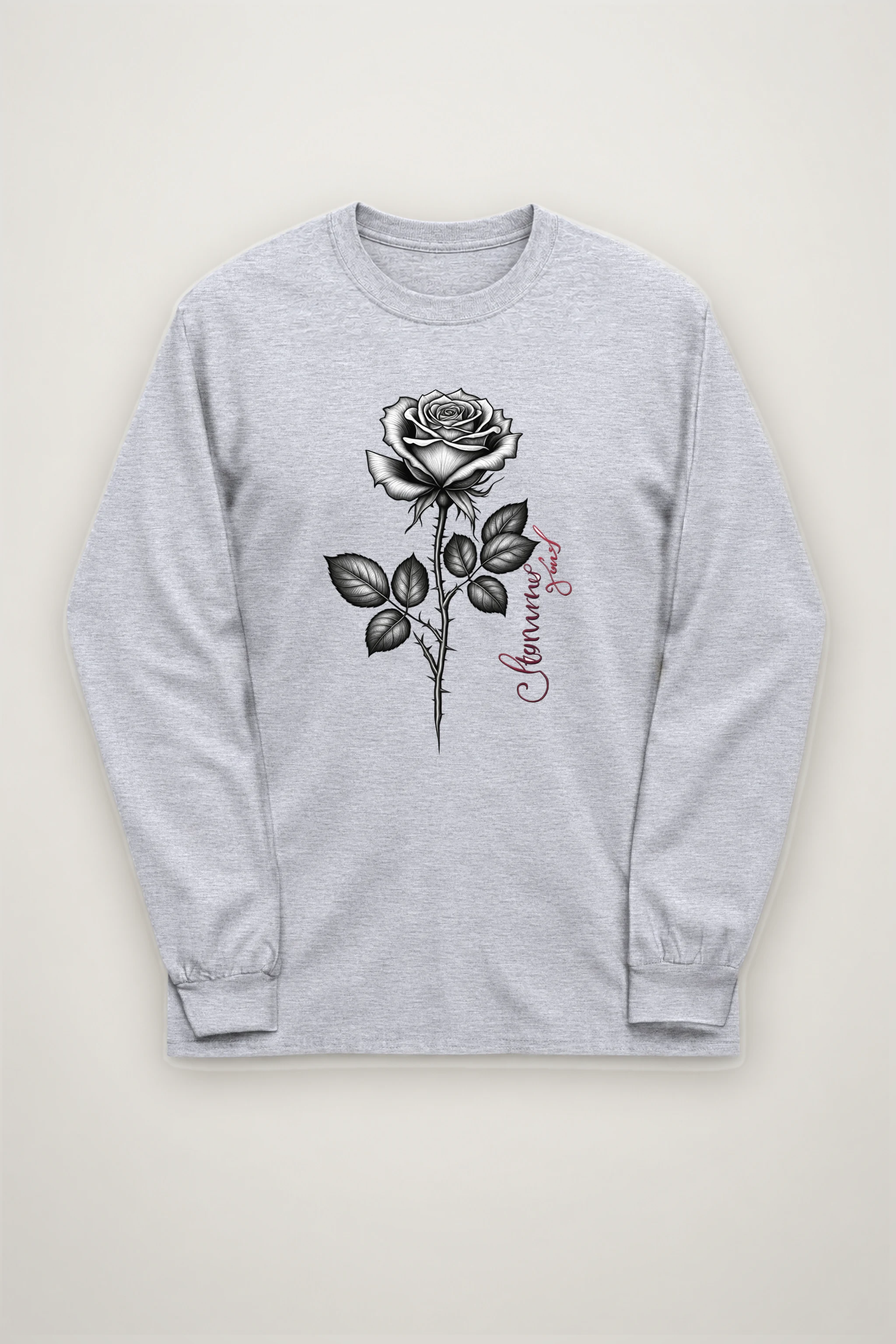 "Thorny Rose Stem" Unisex Longsleeve T-shirt