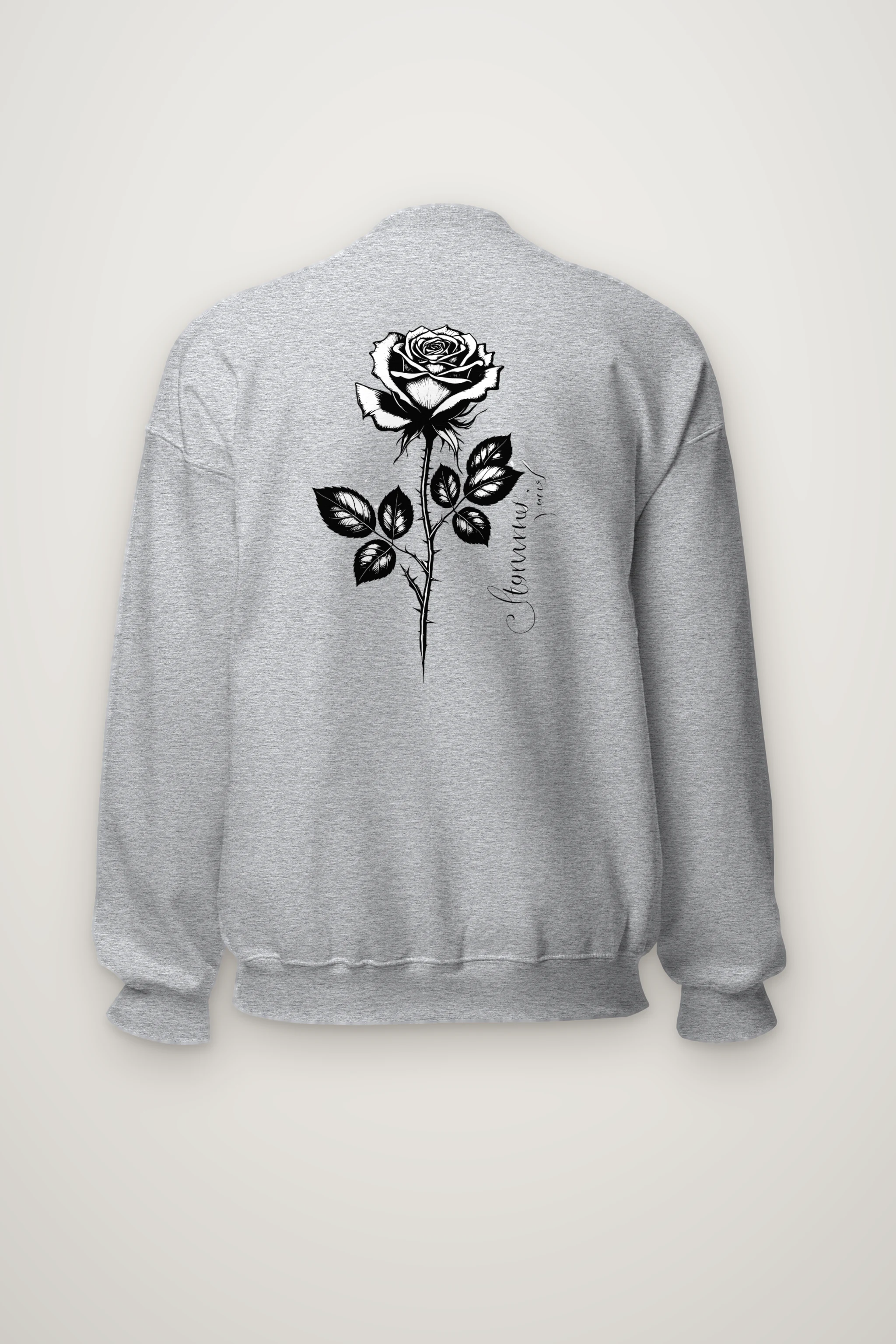 "Thorny Rose Study" Heavy Blend Unisex Crewneck Sweatshirt