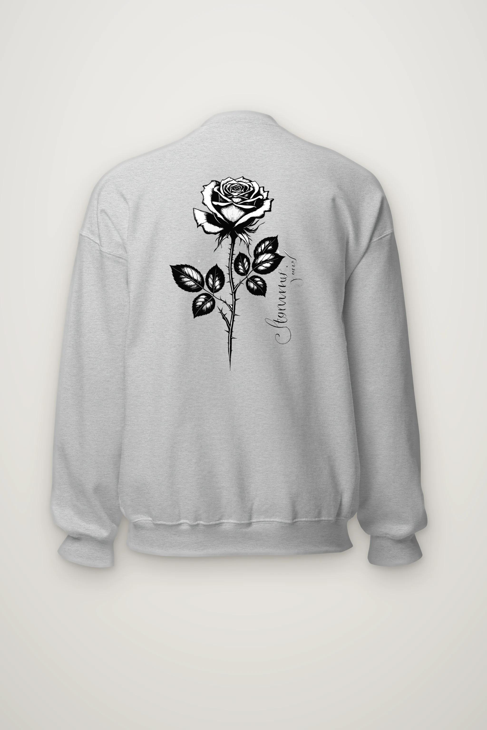 "Thorny Rose Study" Heavy Blend Unisex Crewneck Sweatshirt