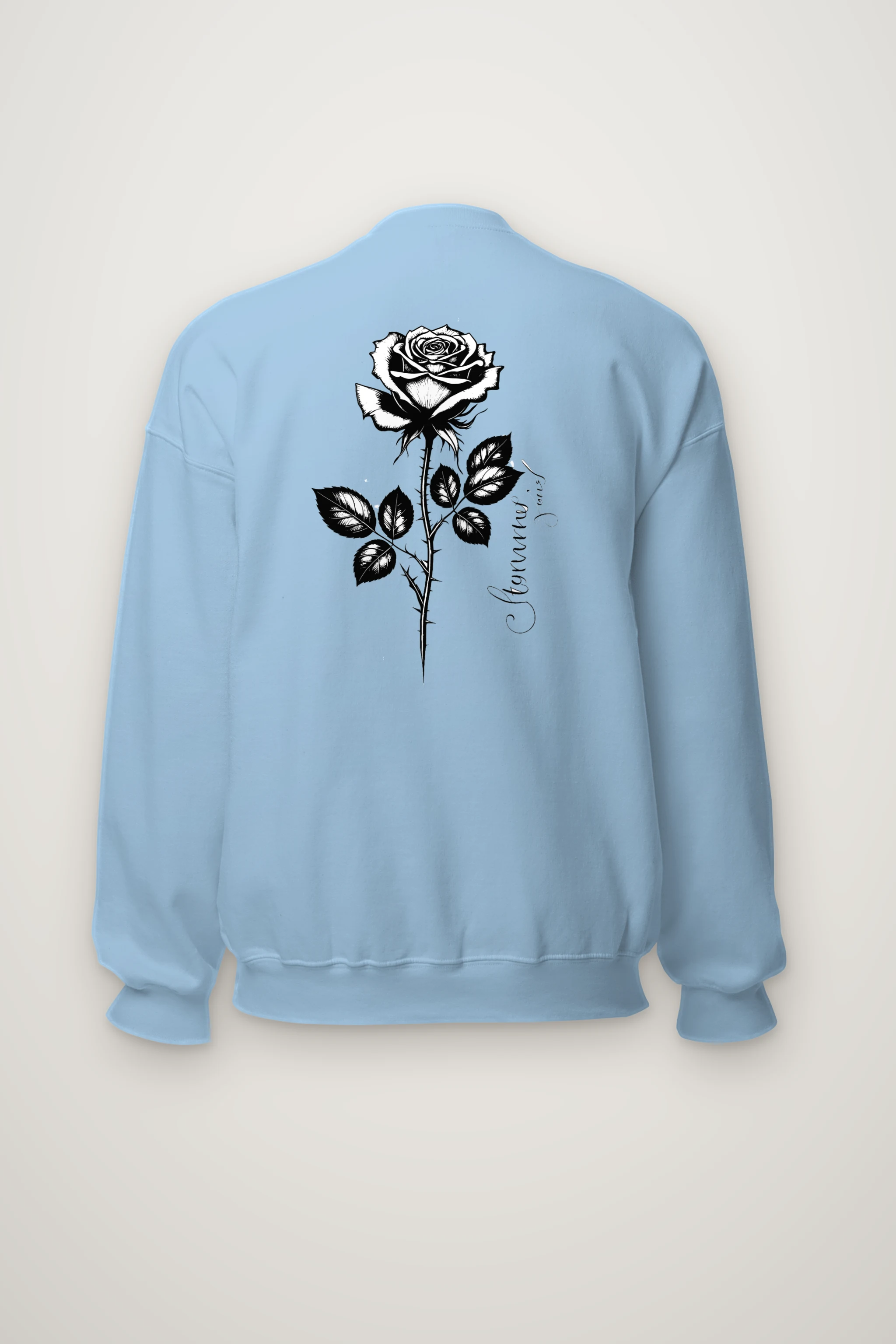 "Thorny Rose Study" Heavy Blend Unisex Crewneck Sweatshirt