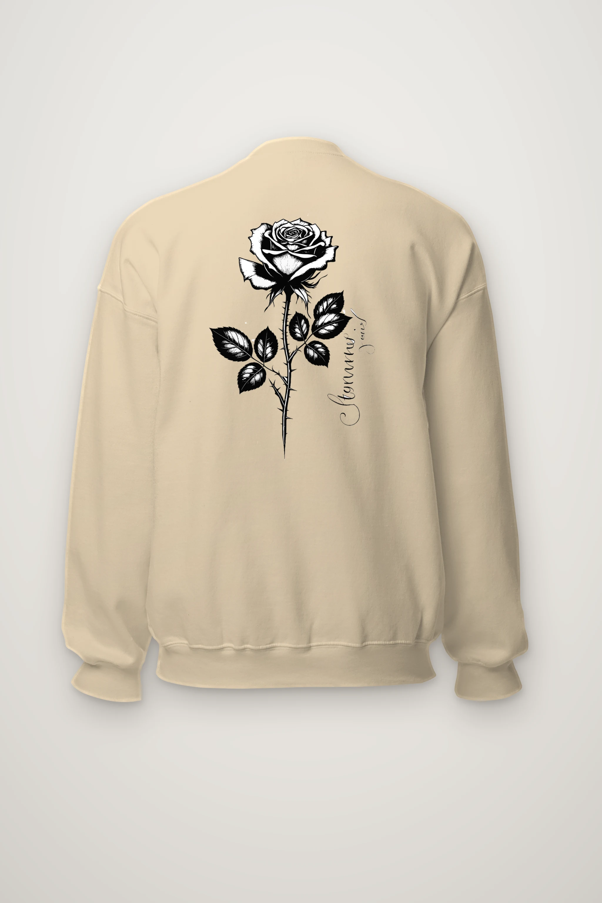 "Thorny Rose Study" Heavy Blend Unisex Crewneck Sweatshirt