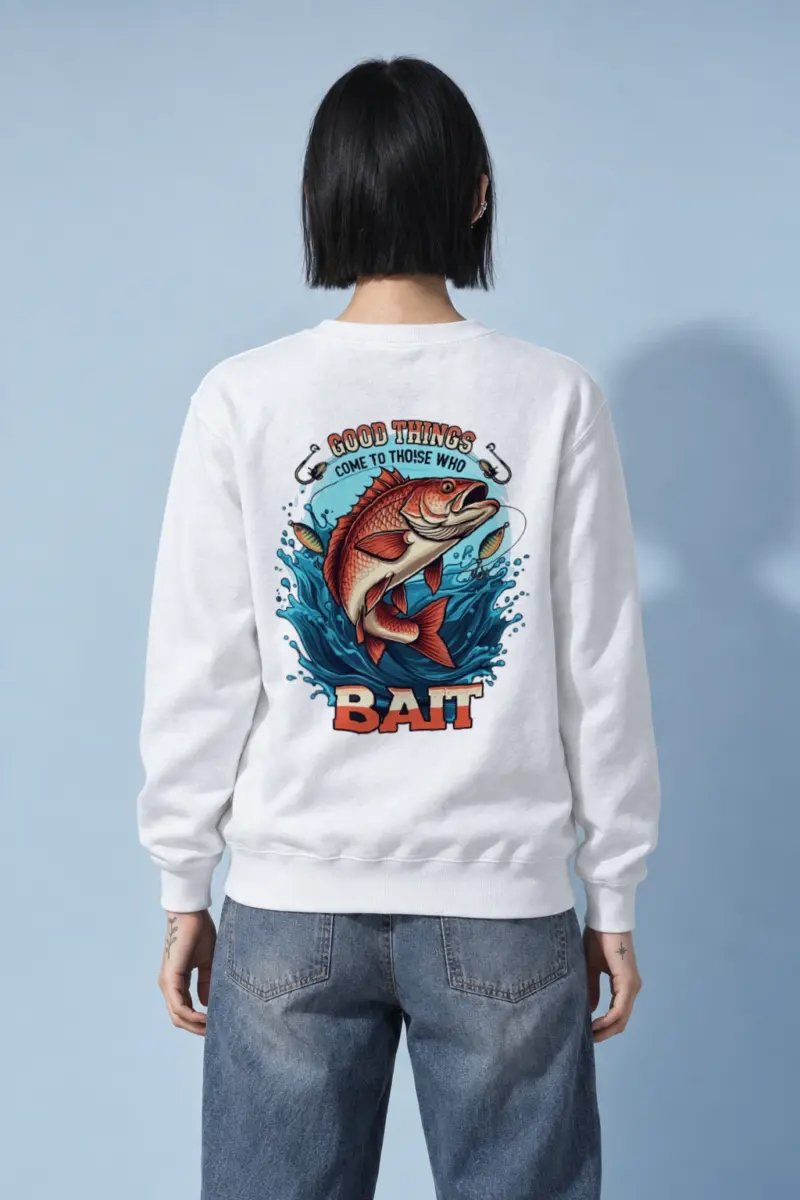 "Those Who Bait" Heavy Blend Unisex Crewneck Sweatshirt